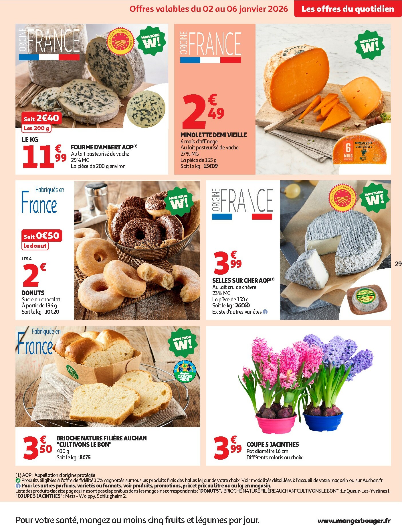 auchan - Catalogue Auchan Supermarché - Offres XXL valable du 02/01 au 10/01 - page: 29