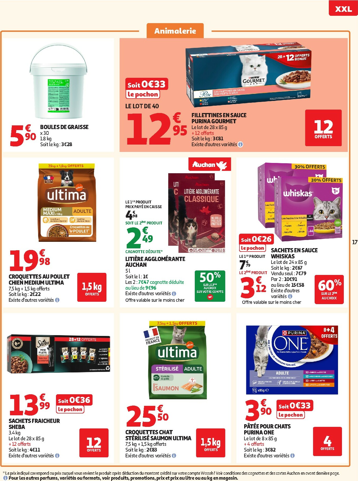 auchan - Catalogue Auchan Supermarché - Offres XXL valable du 02/01 au 10/01 - page: 17