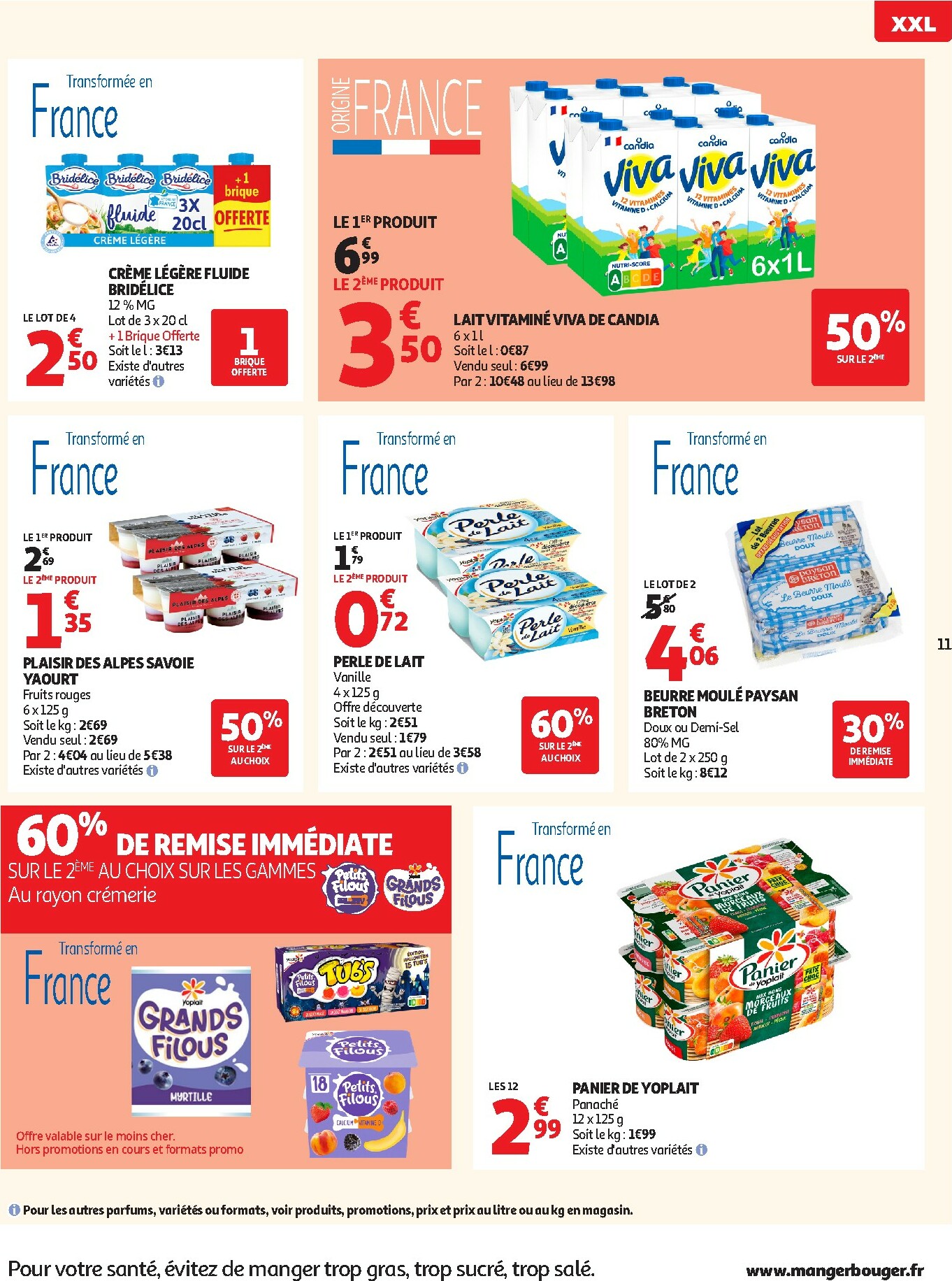 auchan - Catalogue Auchan Supermarché - Offres XXL valable du 02/01 au 10/01 - page: 11