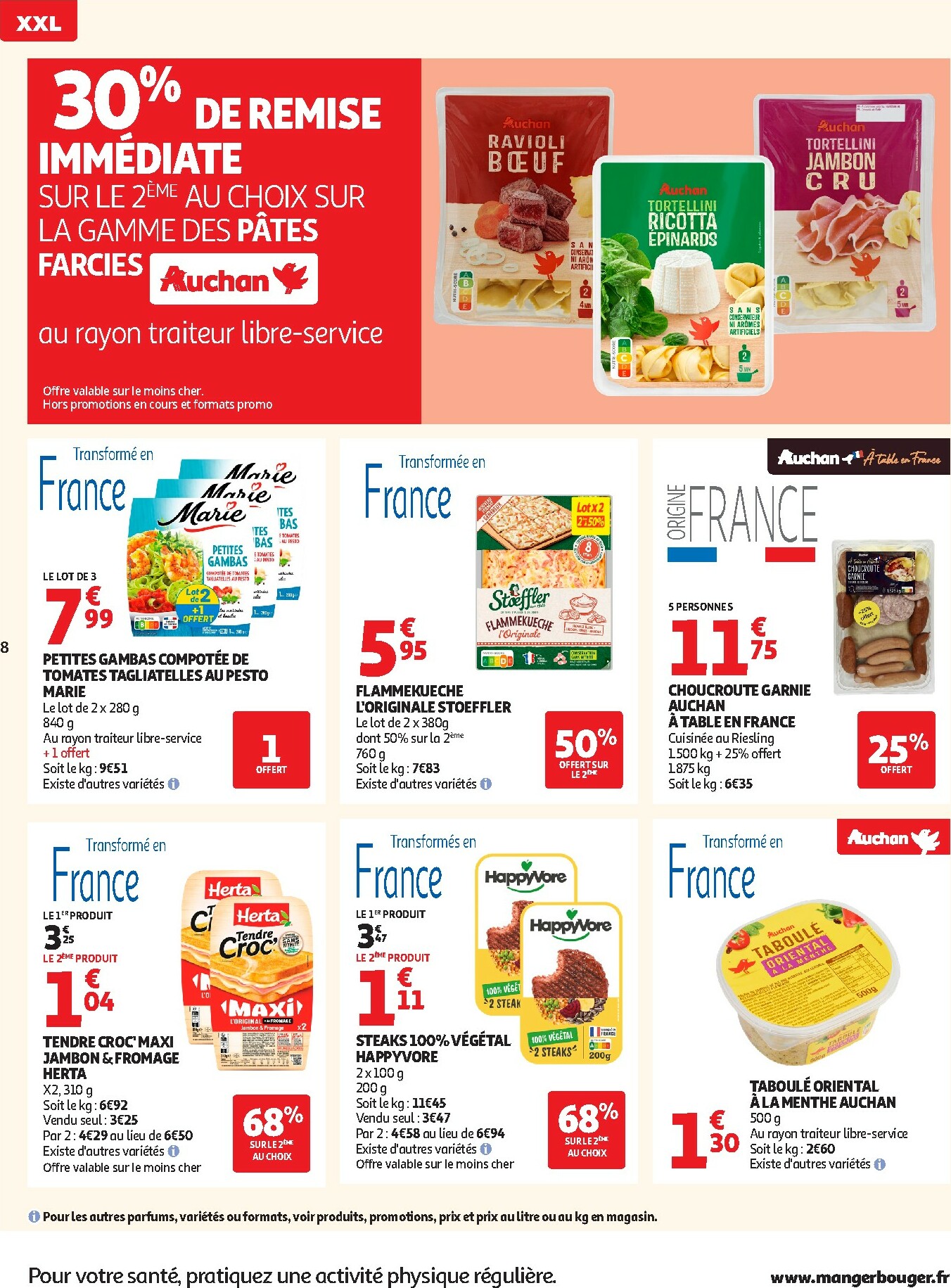 auchan - Catalogue Auchan Supermarché - Offres XXL valable du 02/01 au 10/01 - page: 8