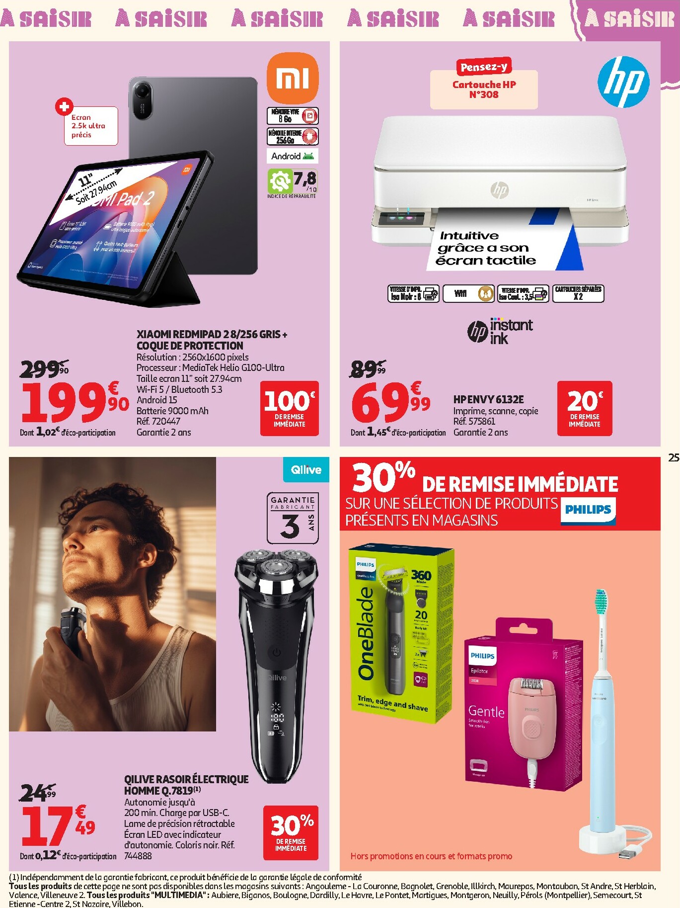 auchan - Catalogue Auchan - Soldes : jusqu'à -70% ! valable du 07/01 au 03/02 - page: 25