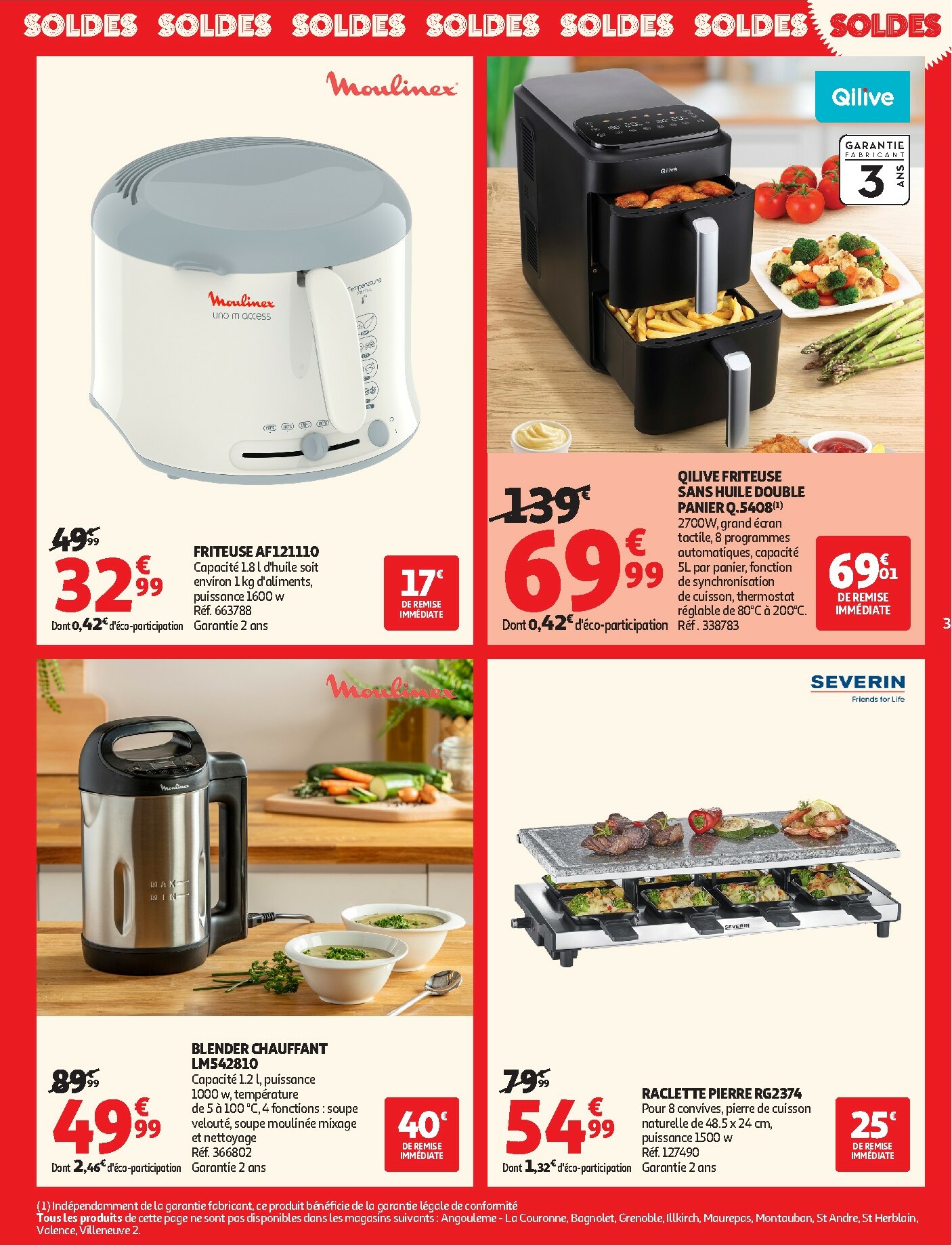auchan - Catalogue Auchan - Soldes : jusqu'à -70% ! valable du 07/01 au 03/02 - page: 3