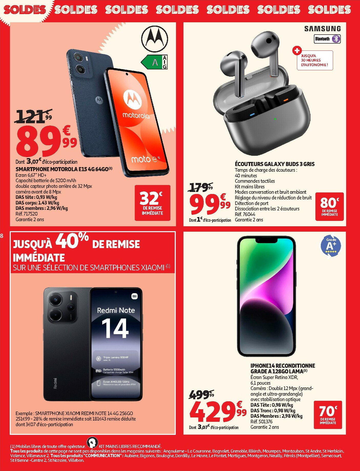 auchan - Catalogue Auchan - Soldes : jusqu'à -70% ! valable du 07/01 au 03/02 - page: 8