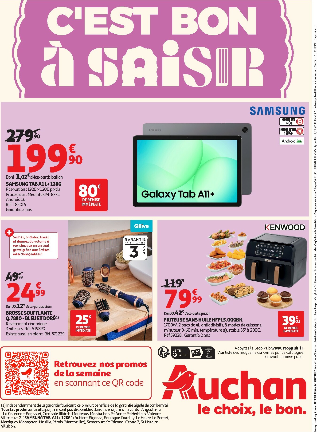 auchan - Catalogue Auchan - Soldes : jusqu'à -70% ! valable du 07/01 au 03/02 - page: 28