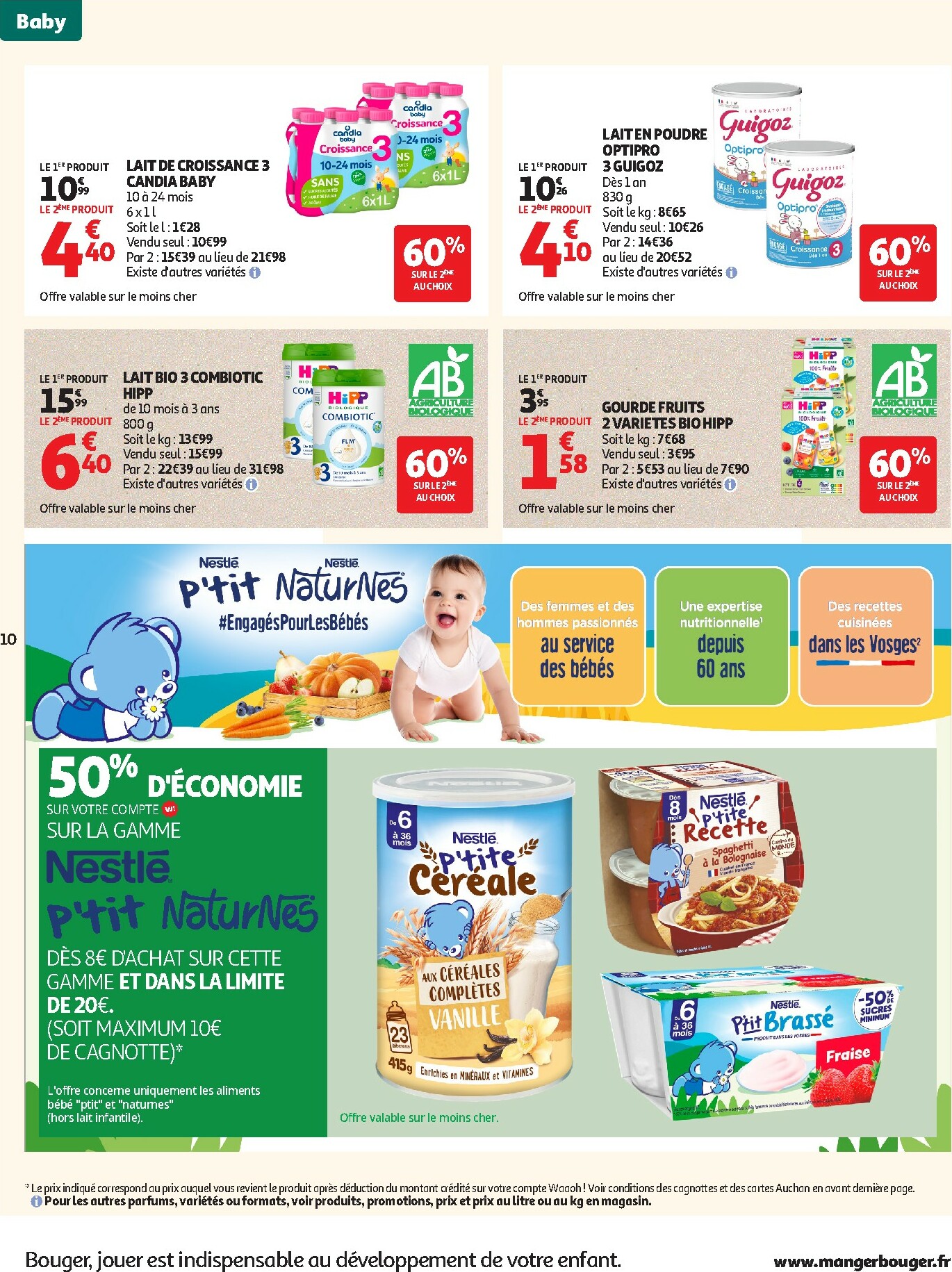 auchan - Catalogue Auchan - Tout pour votre bébé valable du 06/01 au 18/01 - page: 10