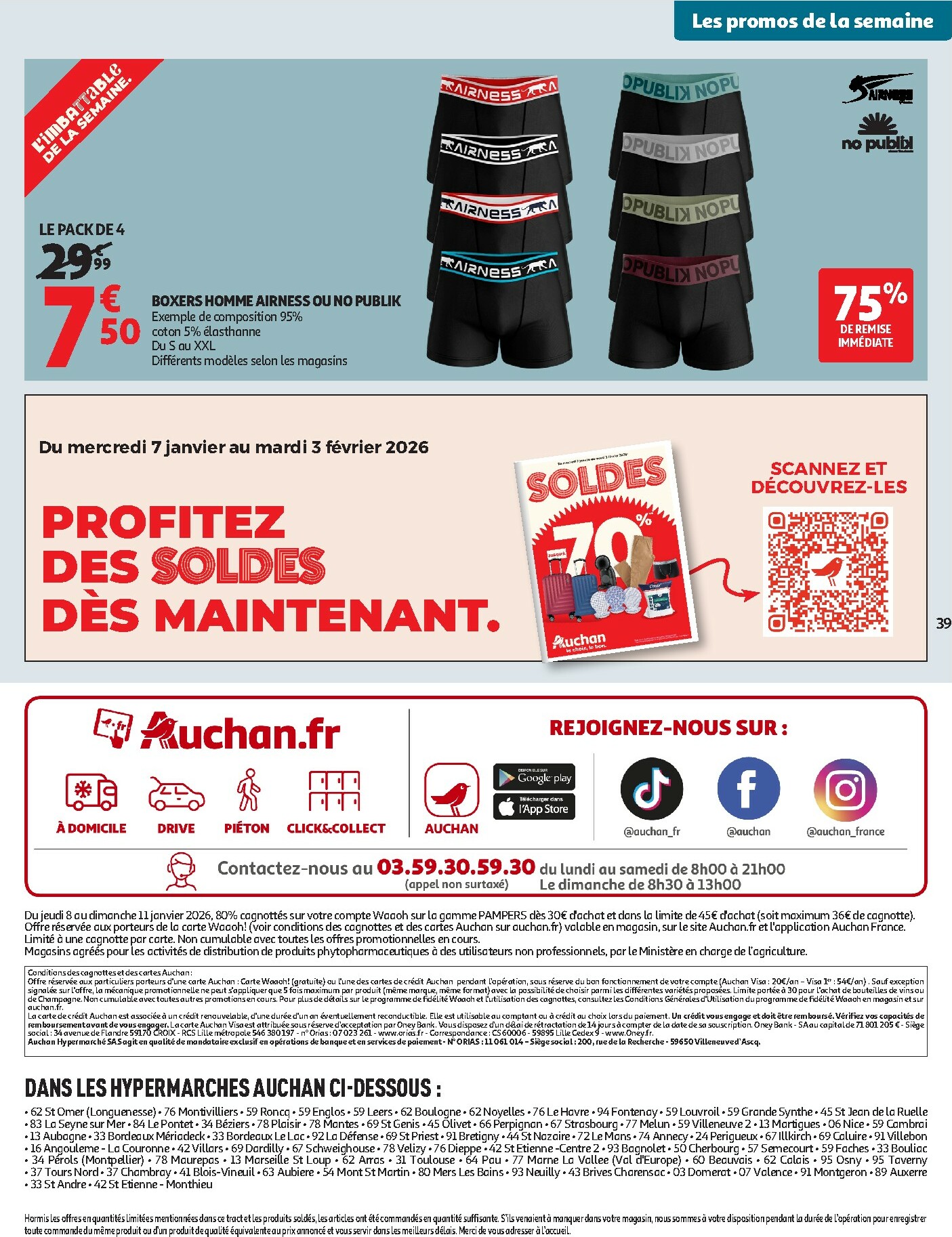 auchan - Catalogue Auchan - Tout pour votre bébé valable du 06/01 au 18/01 - page: 39