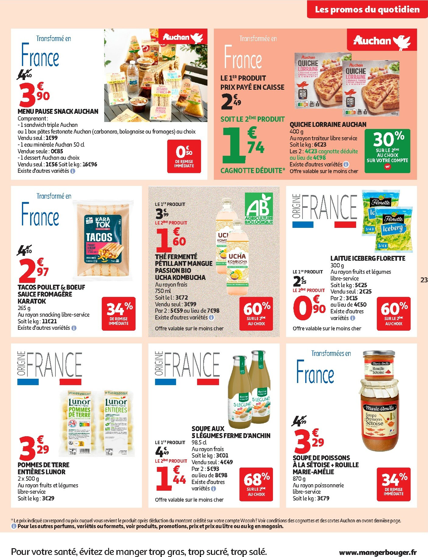 auchan - Catalogue Auchan - Tout pour votre bébé valable du 06/01 au 18/01 - page: 23