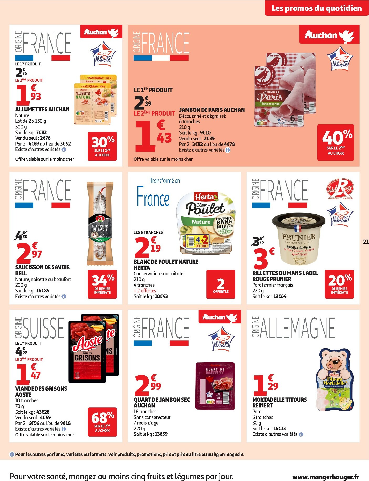 auchan - Catalogue Auchan - Tout pour votre bébé valable du 06/01 au 18/01 - page: 21