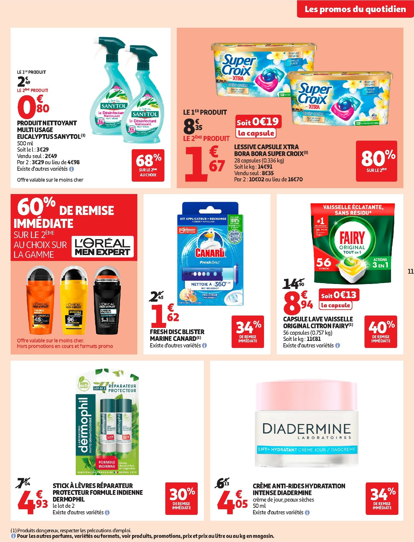 auchan - Catalogue Auchan Supermarché - Frais, bon moins cher valable du 06/01 au 10/01 - page: 11