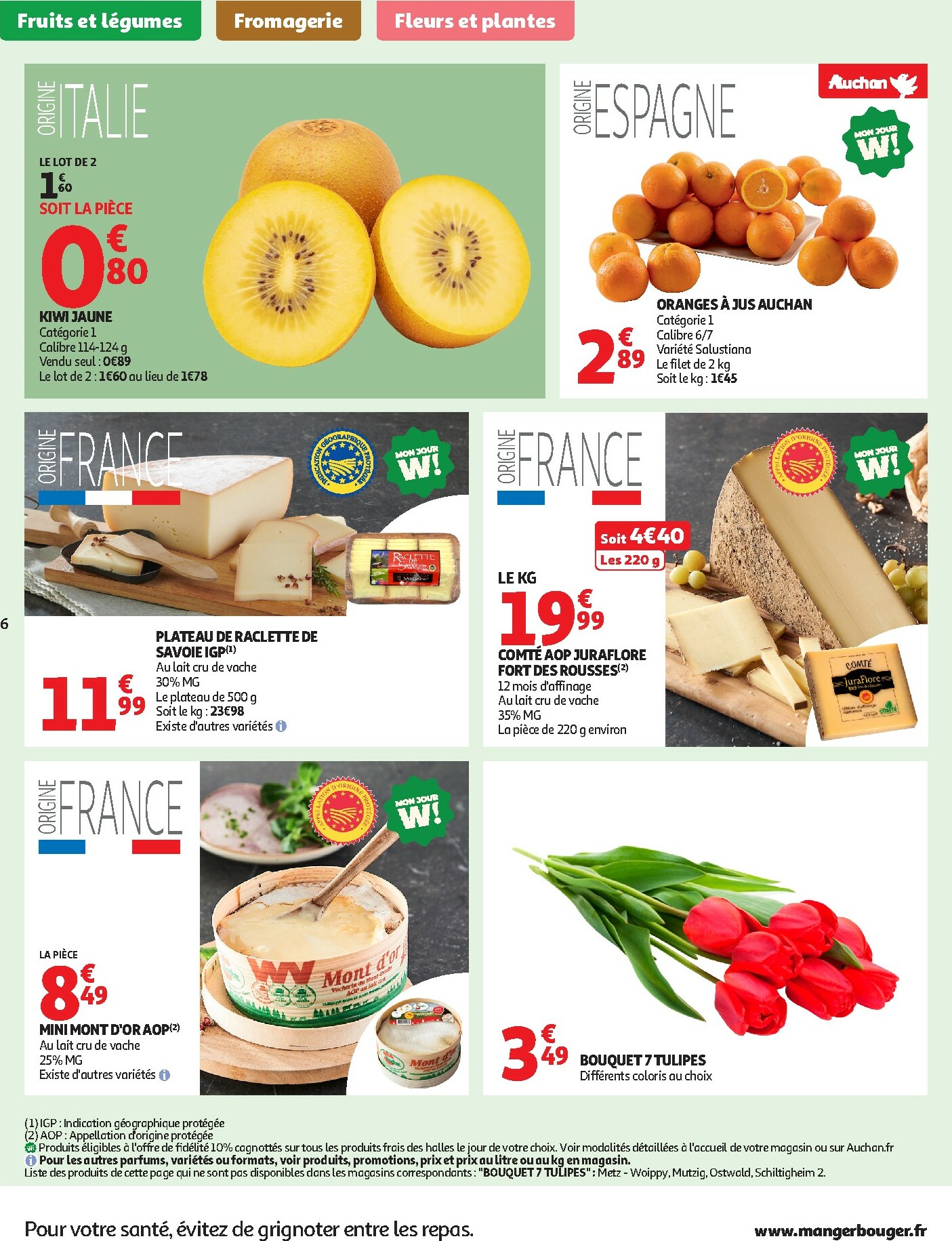 auchan - Catalogue Auchan Supermarché - Frais, bon moins cher valable du 06/01 au 10/01 - page: 6