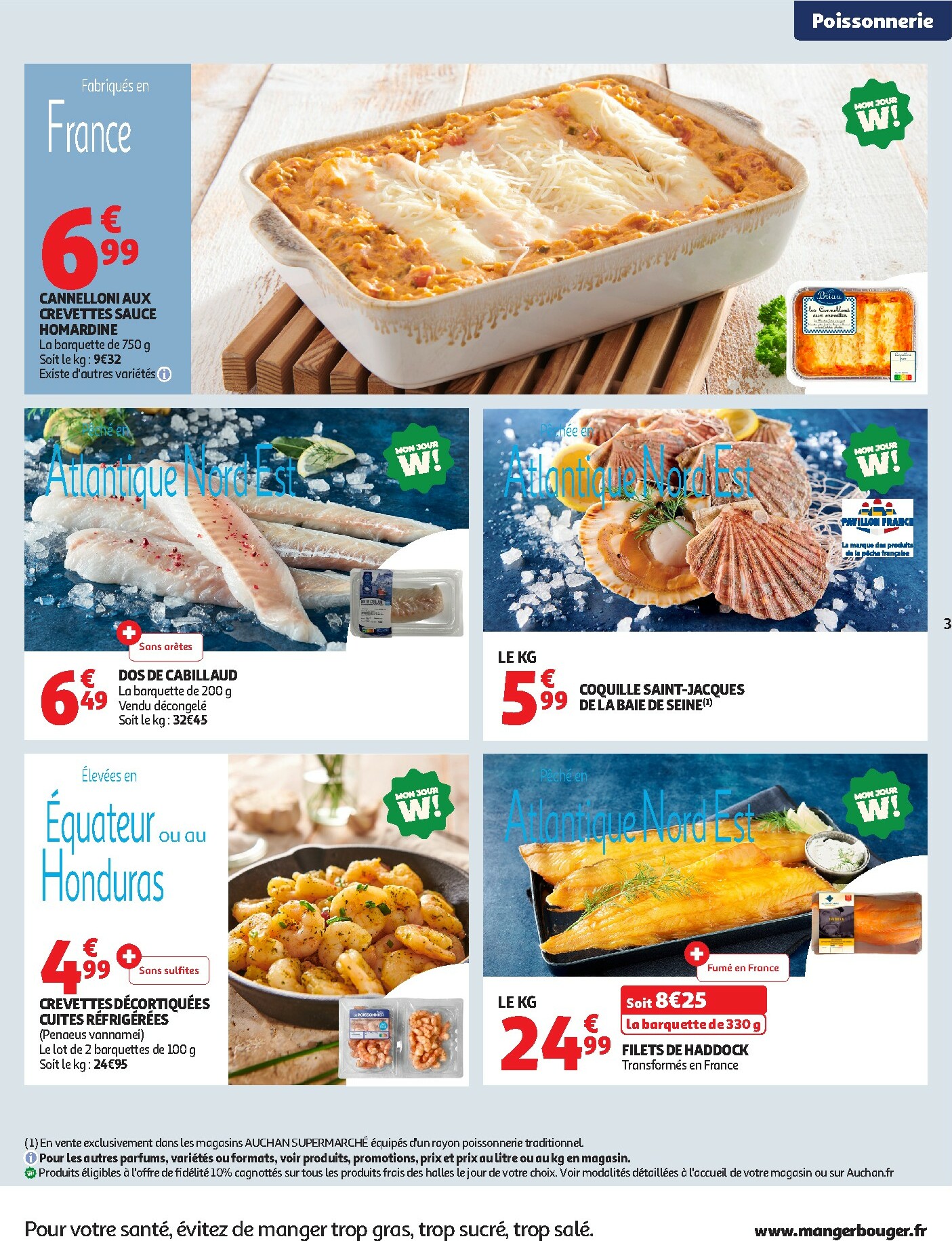 auchan - Catalogue Auchan Supermarché - Frais, bon moins cher valable du 06/01 au 10/01 - page: 3