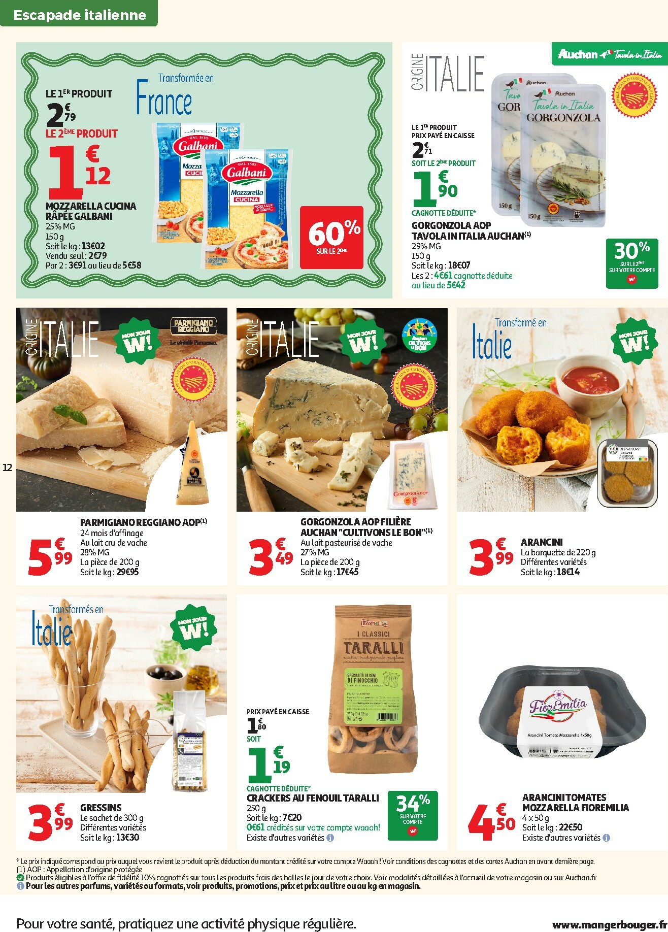 auchan - Catalogue Auchan Supermarché - Petits prix savoureux valable du 13/01 au 24/01 - page: 12