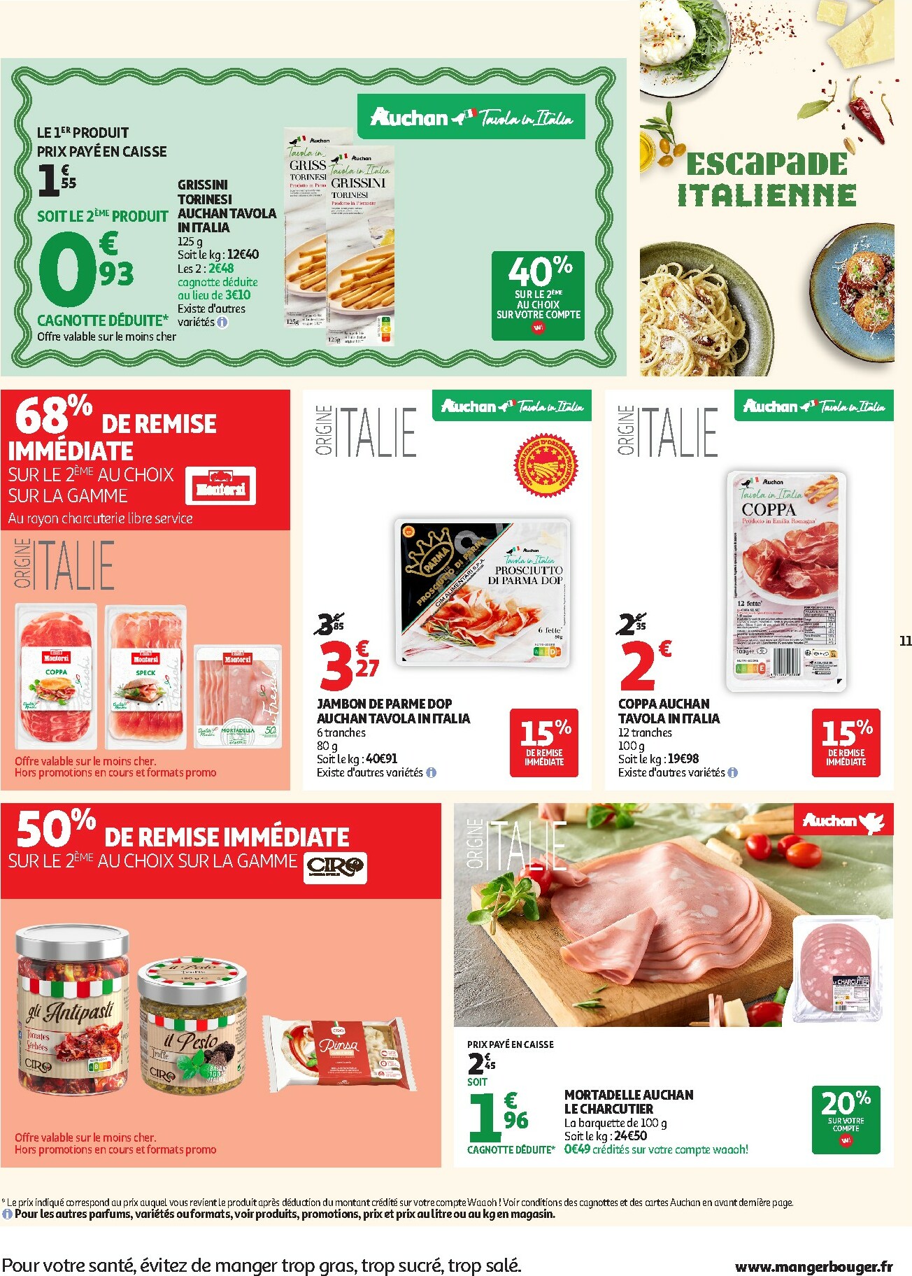 auchan - Catalogue Auchan Supermarché - Petits prix savoureux valable du 13/01 au 24/01 - page: 11
