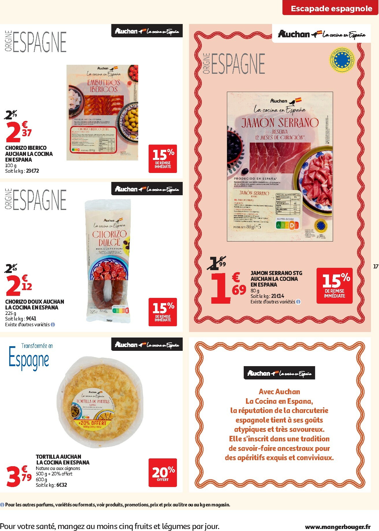 auchan - Catalogue Auchan Supermarché - Petits prix savoureux valable du 13/01 au 24/01 - page: 17