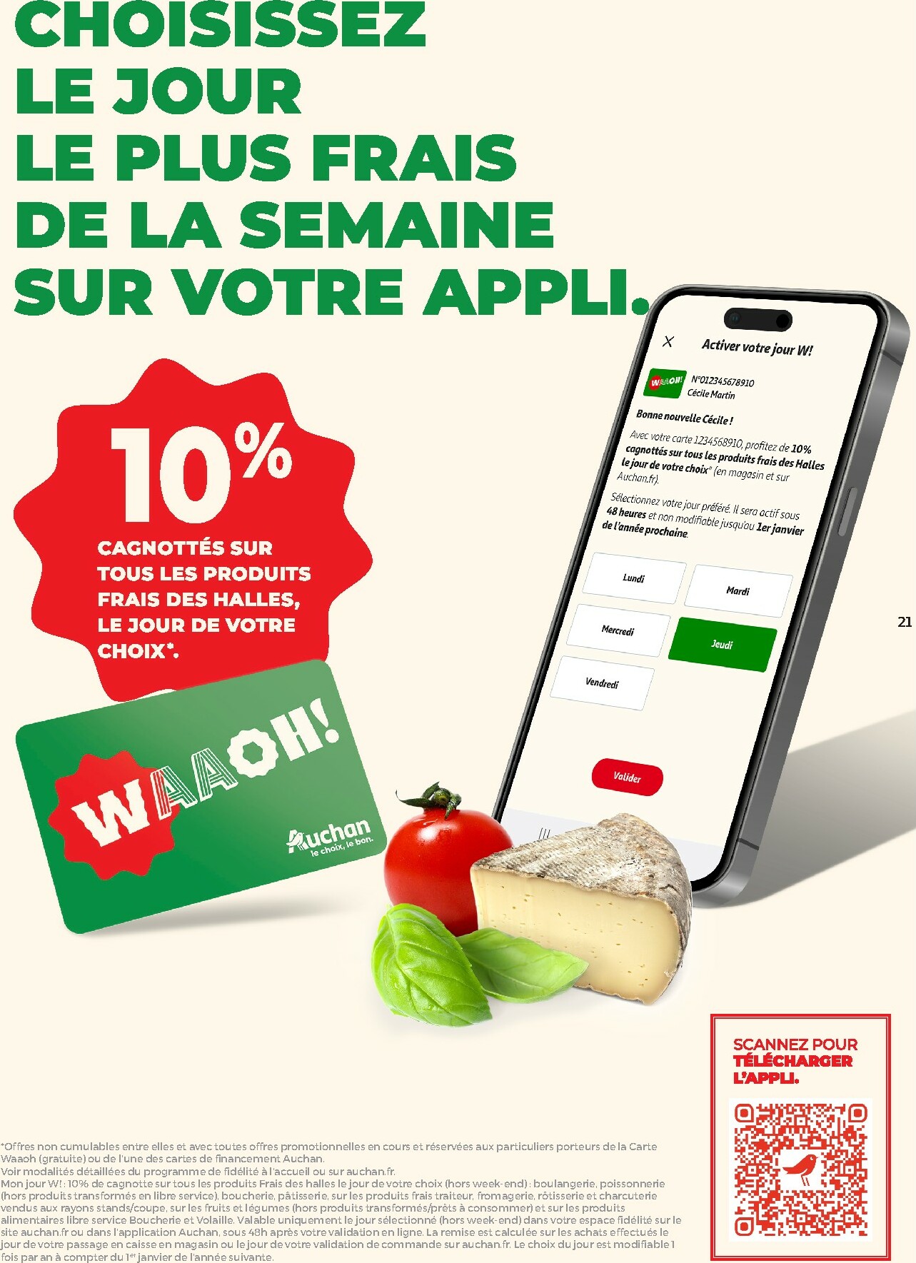 auchan - Catalogue Auchan Supermarché - Petits prix savoureux valable du 13/01 au 24/01 - page: 21