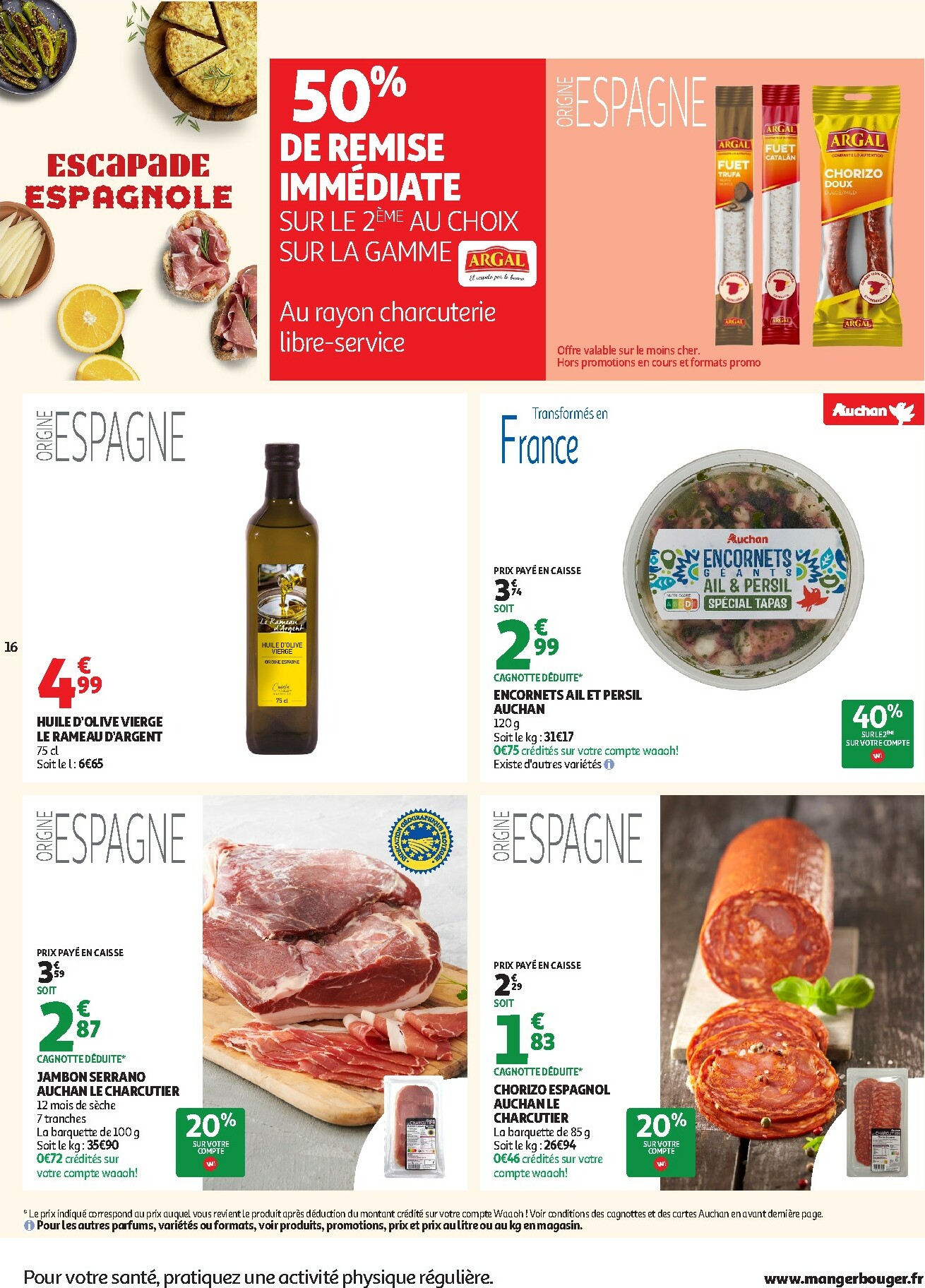 auchan - Catalogue Auchan Supermarché - Petits prix savoureux valable du 13/01 au 24/01 - page: 16