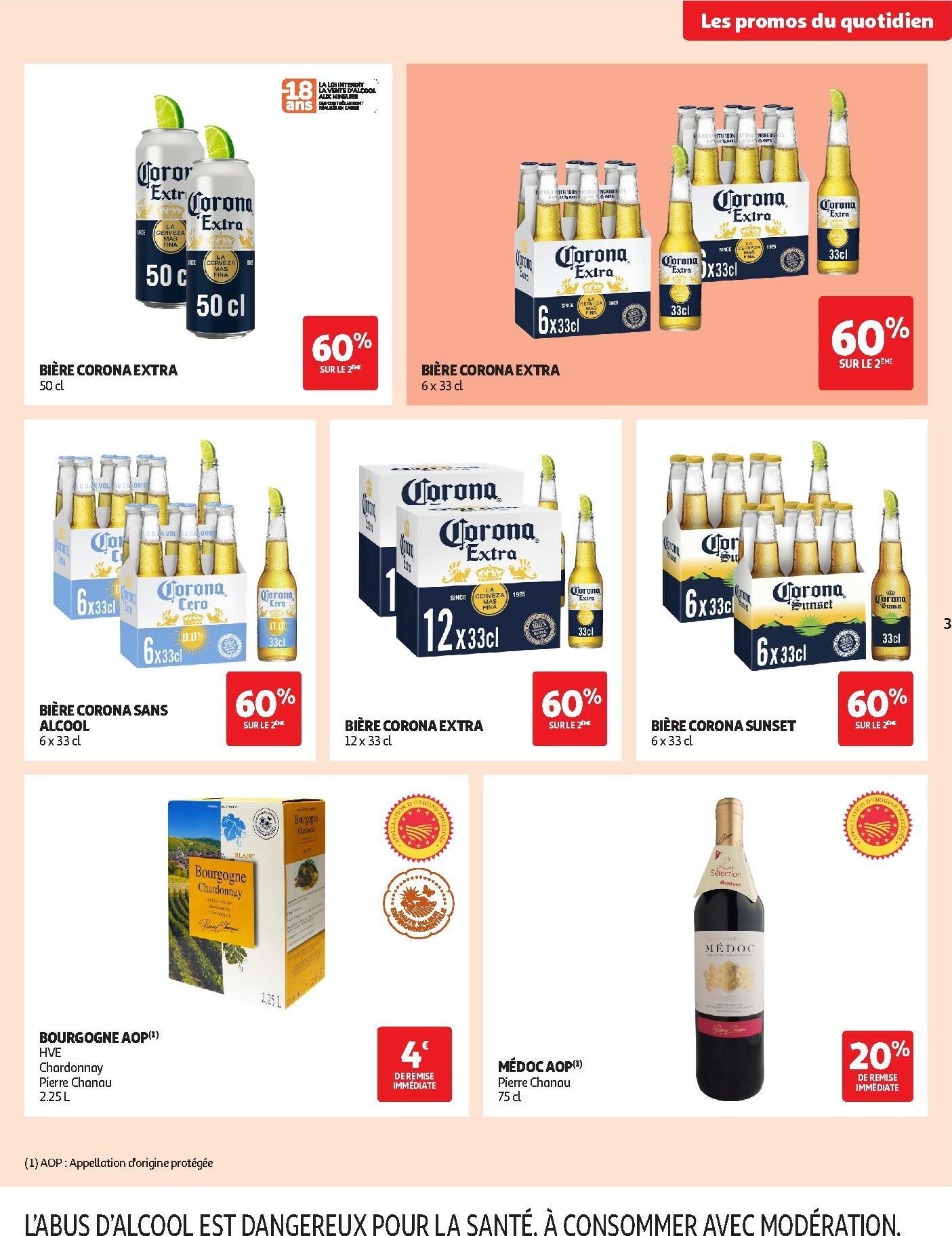 auchan - Catalogue Auchan - Prix bas qui font du bien valable du 13/01 au 25/01 - page: 3