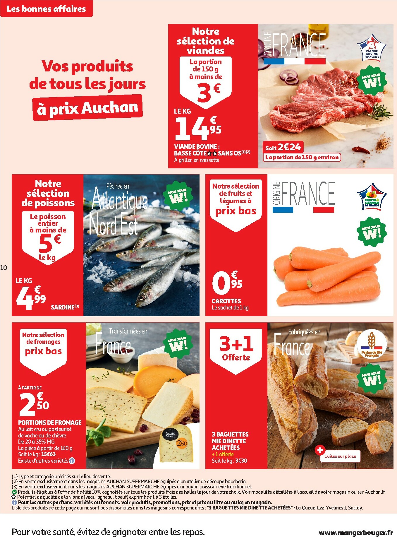 auchan - Catalogue Auchan Supermarché - Crêpes, produits frais valable du 20/01 au 24/01 - page: 10
