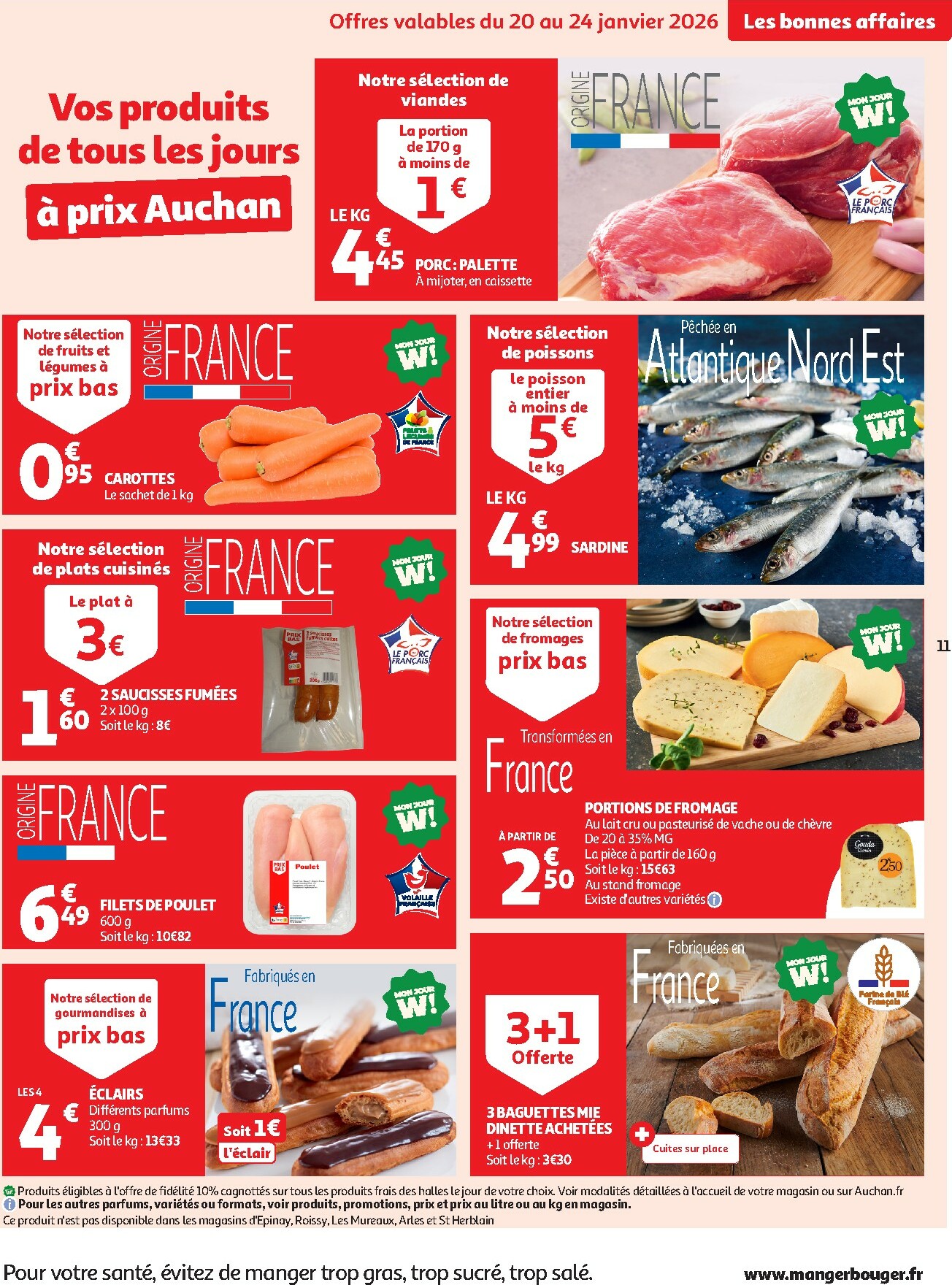 auchan - Catalogue Auchan - Chandeleur produits frais valable du 20/01 au 01/02 - page: 11