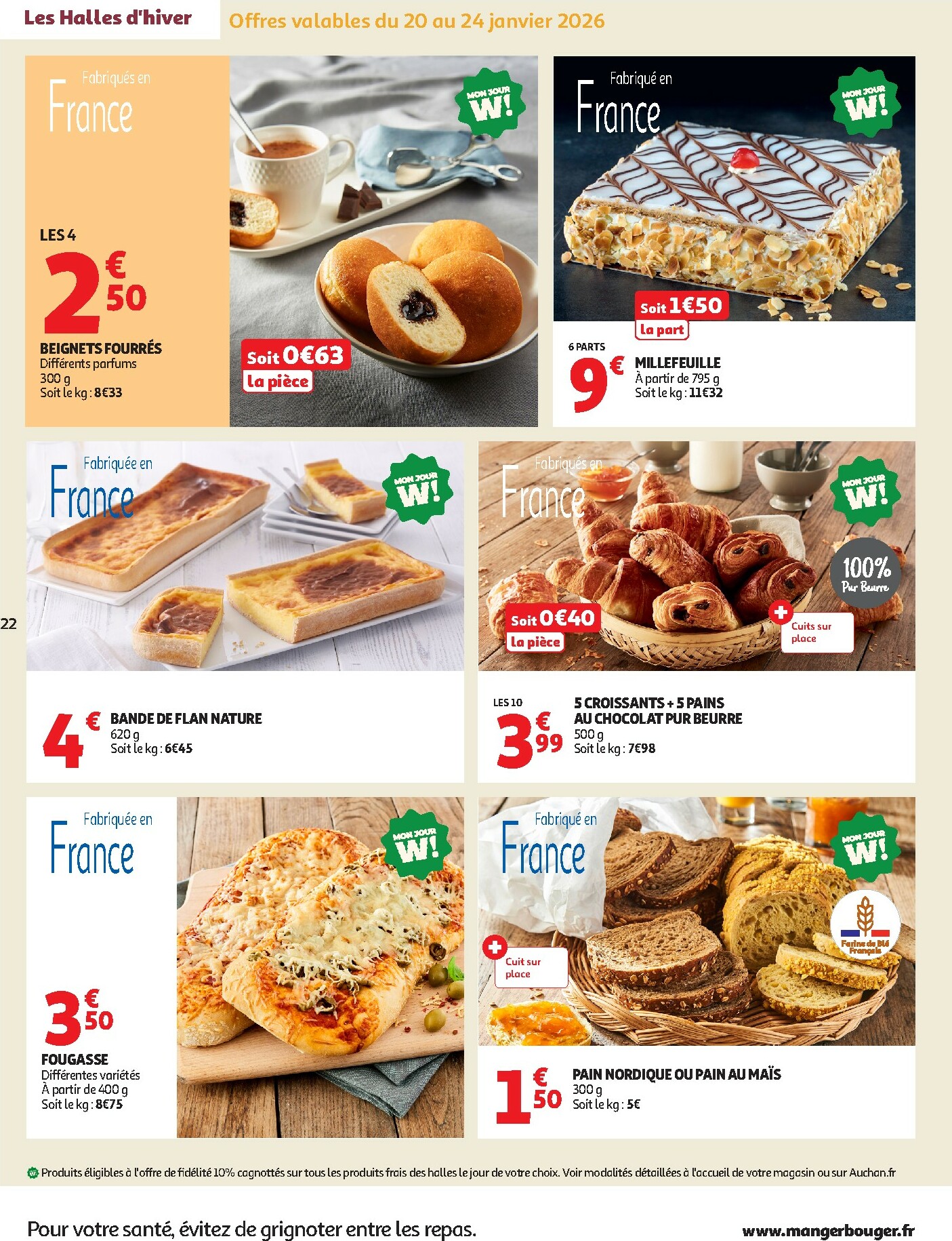 auchan - Catalogue Auchan - Chandeleur produits frais valable du 20/01 au 01/02 - page: 22