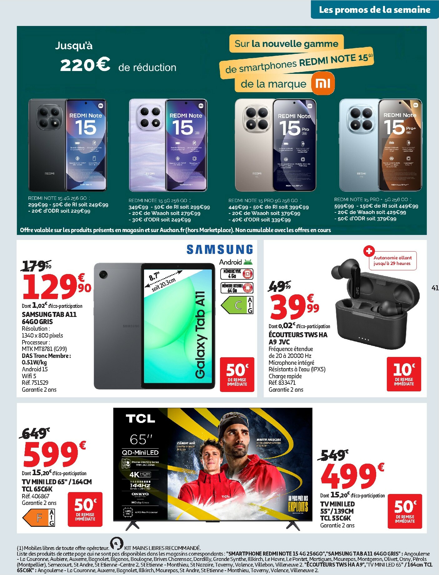 auchan - Catalogue Auchan - Chandeleur produits frais valable du 20/01 au 01/02 - page: 41