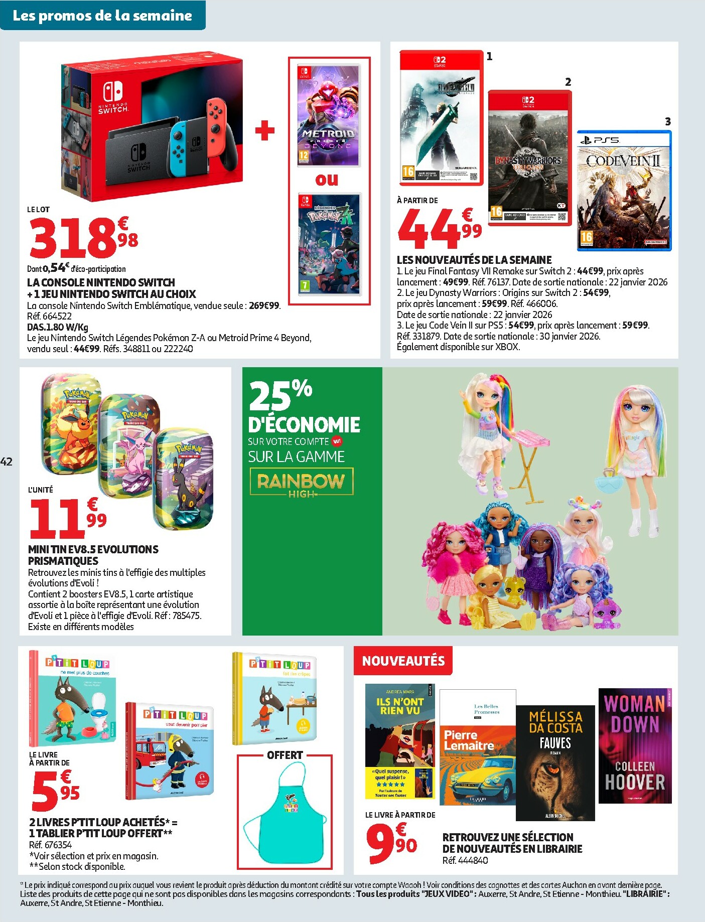 auchan - Catalogue Auchan - Chandeleur produits frais valable du 20/01 au 01/02 - page: 42
