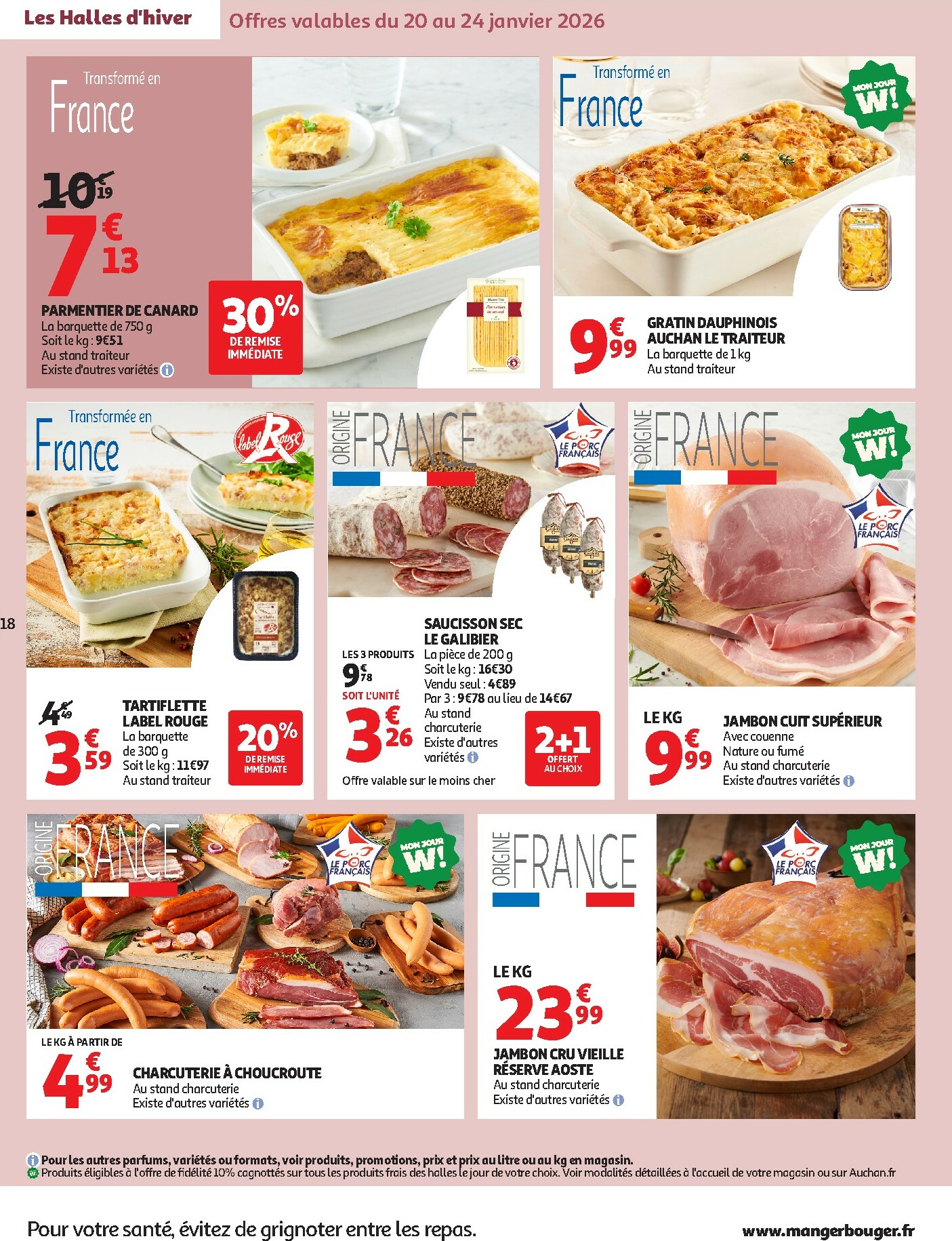 auchan - Catalogue Auchan - Chandeleur produits frais valable du 20/01 au 01/02 - page: 18