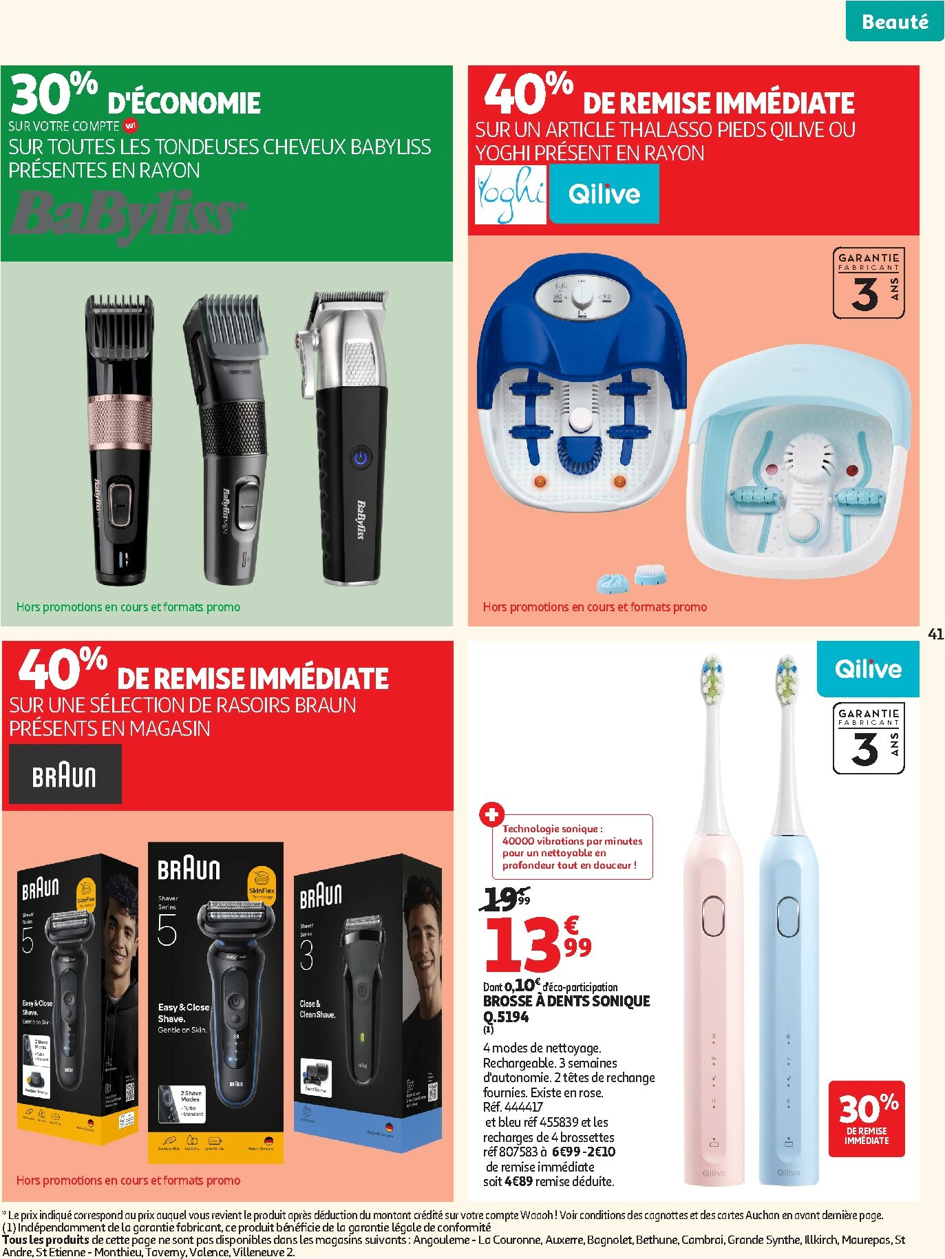 auchan - Catalogue Auchan - Tops produits, top prix valable du 27/01 au 08/02 - page: 41