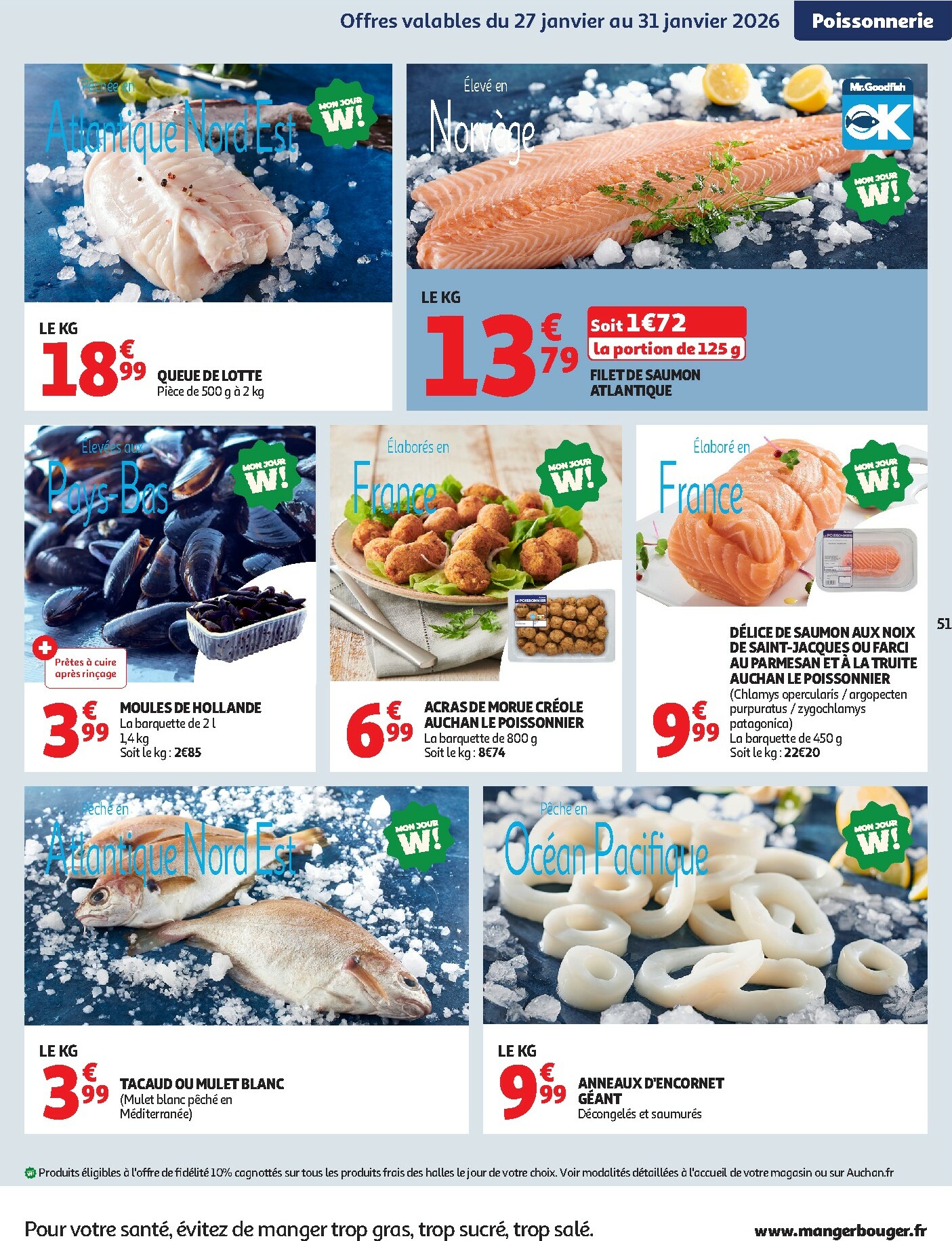 auchan - Catalogue Auchan - Tops produits, top prix valable du 27/01 au 08/02 - page: 51