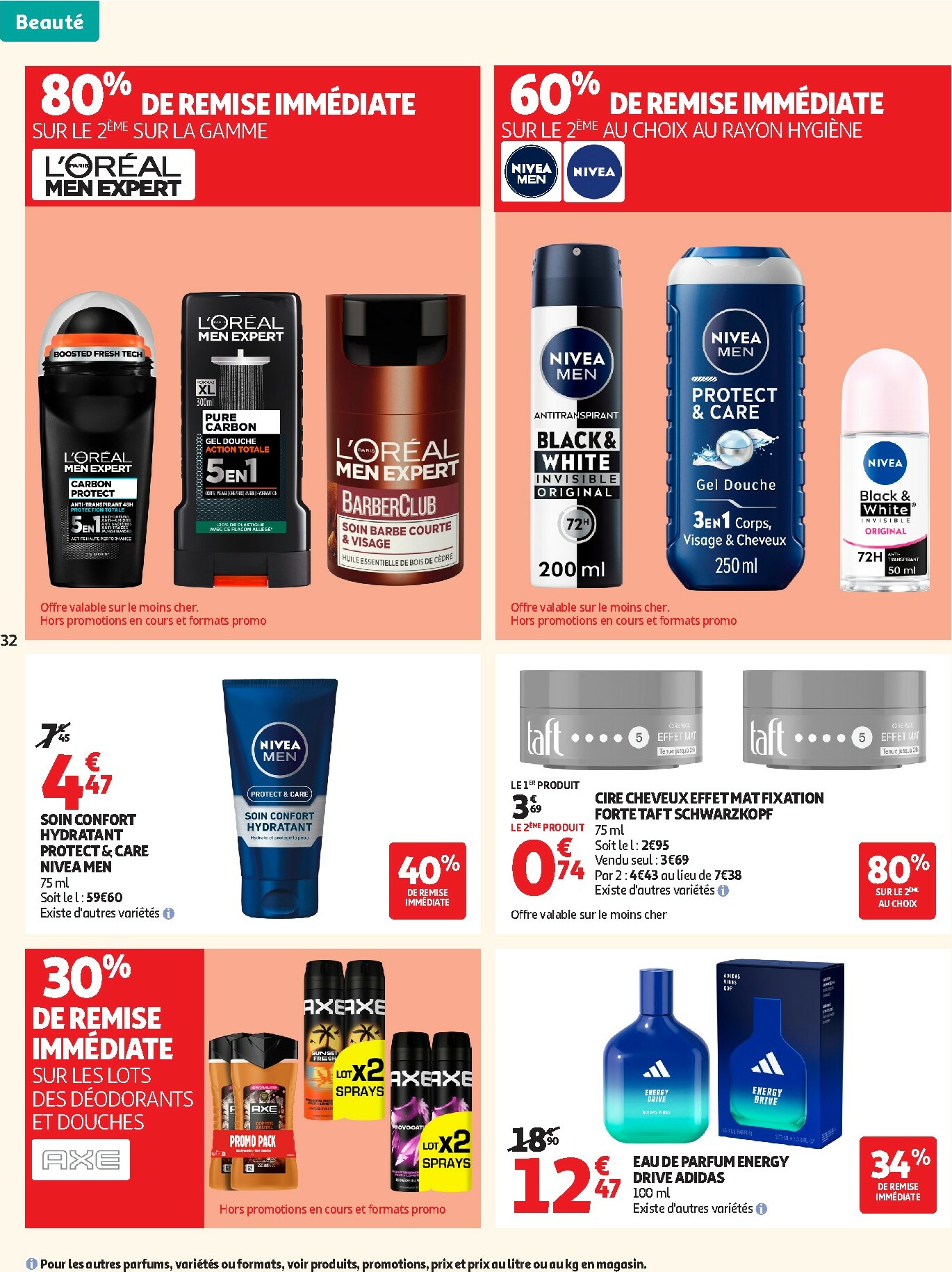 auchan - Catalogue Auchan - Tops produits, top prix valable du 27/01 au 08/02 - page: 32