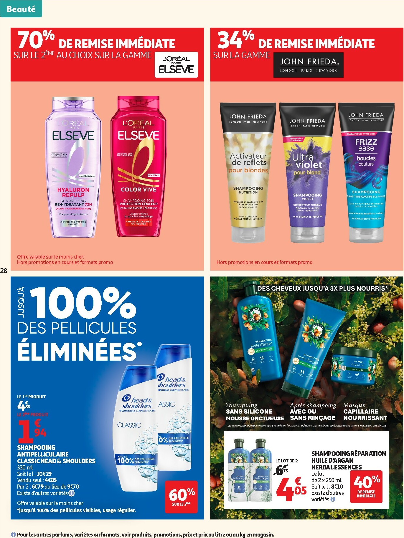 auchan - Catalogue Auchan - Tops produits, top prix valable du 27/01 au 08/02 - page: 28