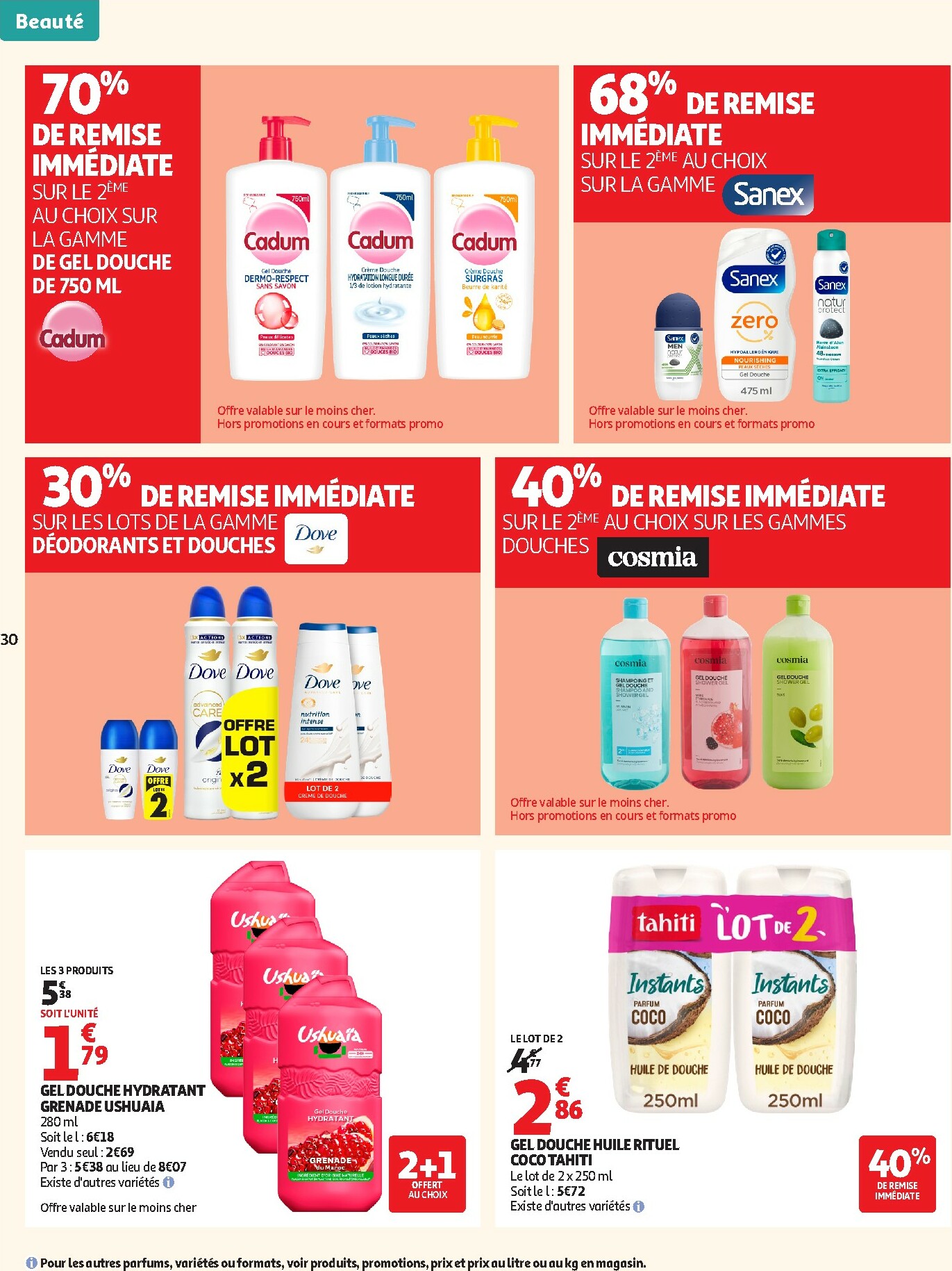 auchan - Catalogue Auchan - Tops produits, top prix valable du 27/01 au 08/02 - page: 30