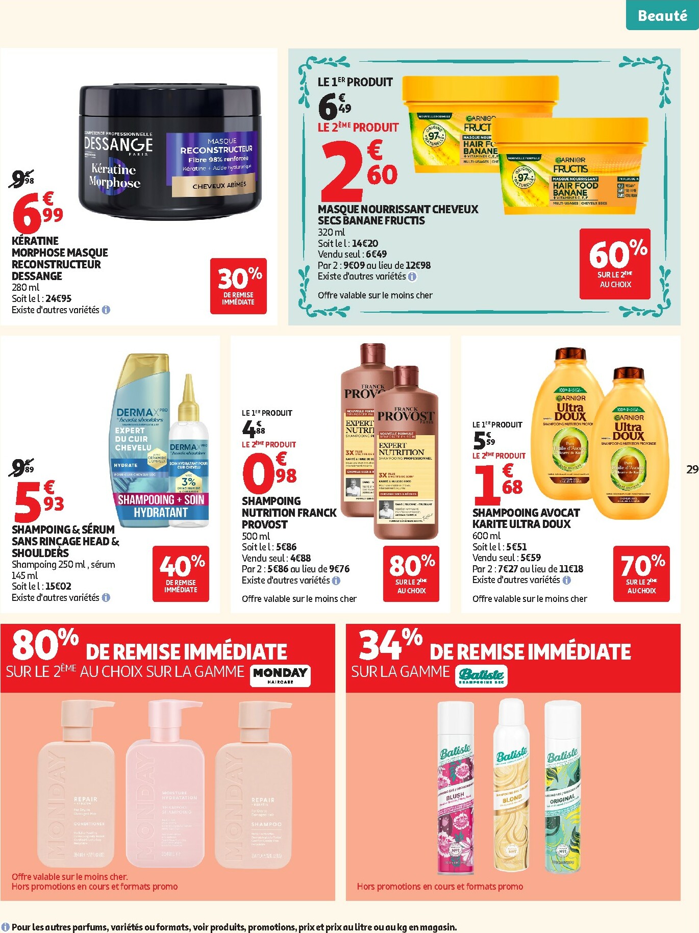 auchan - Catalogue Auchan - Tops produits, top prix valable du 27/01 au 08/02 - page: 29
