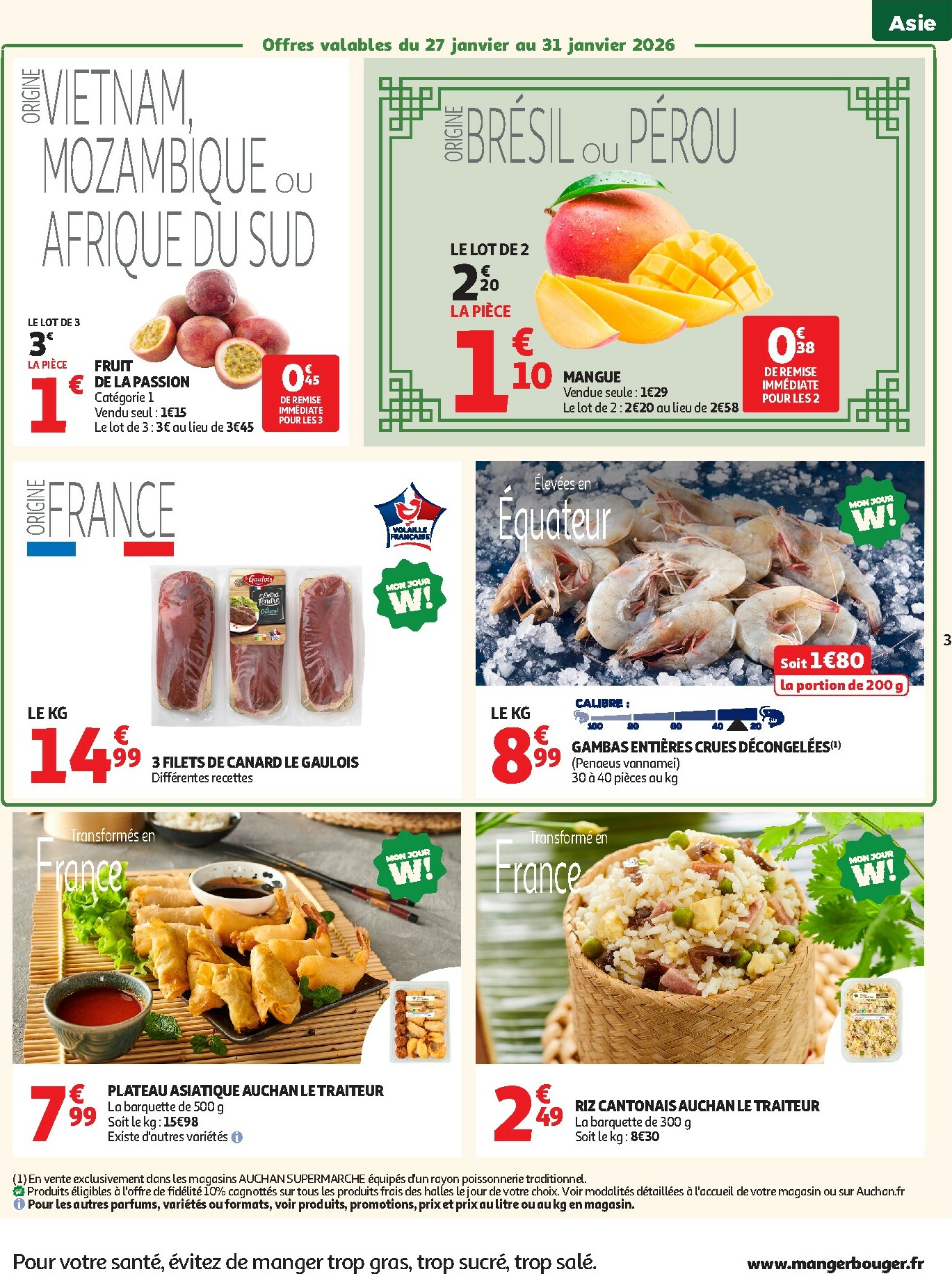 auchan - Catalogue Auchan Supermarché - Nouvel an asiatique valable du 27/01 au 07/02 - page: 3