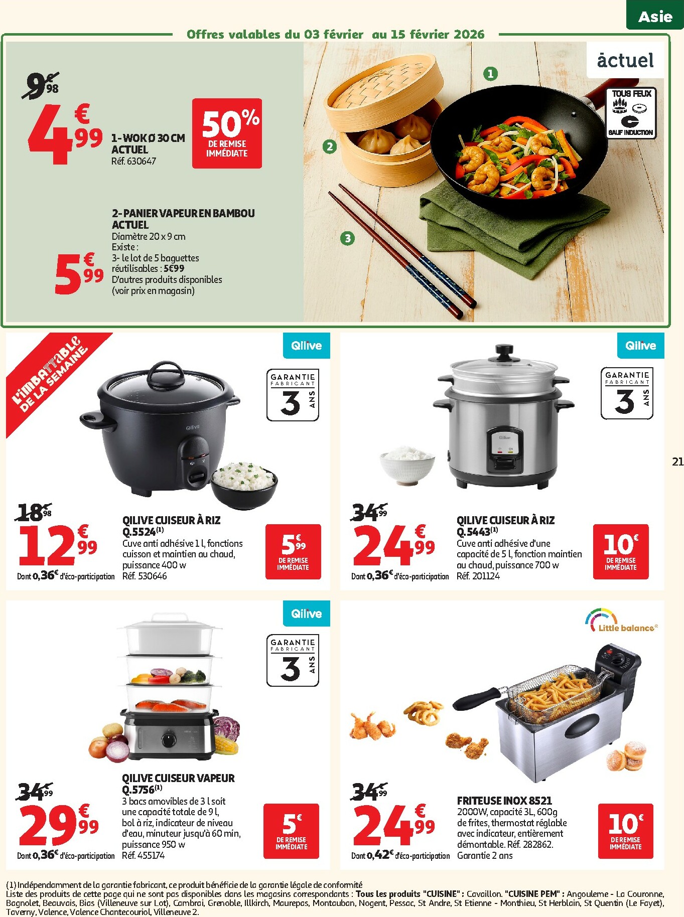 auchan - Catalogue Auchan - Nouvel an chinois valable du 27/01 au 08/02 - page: 21