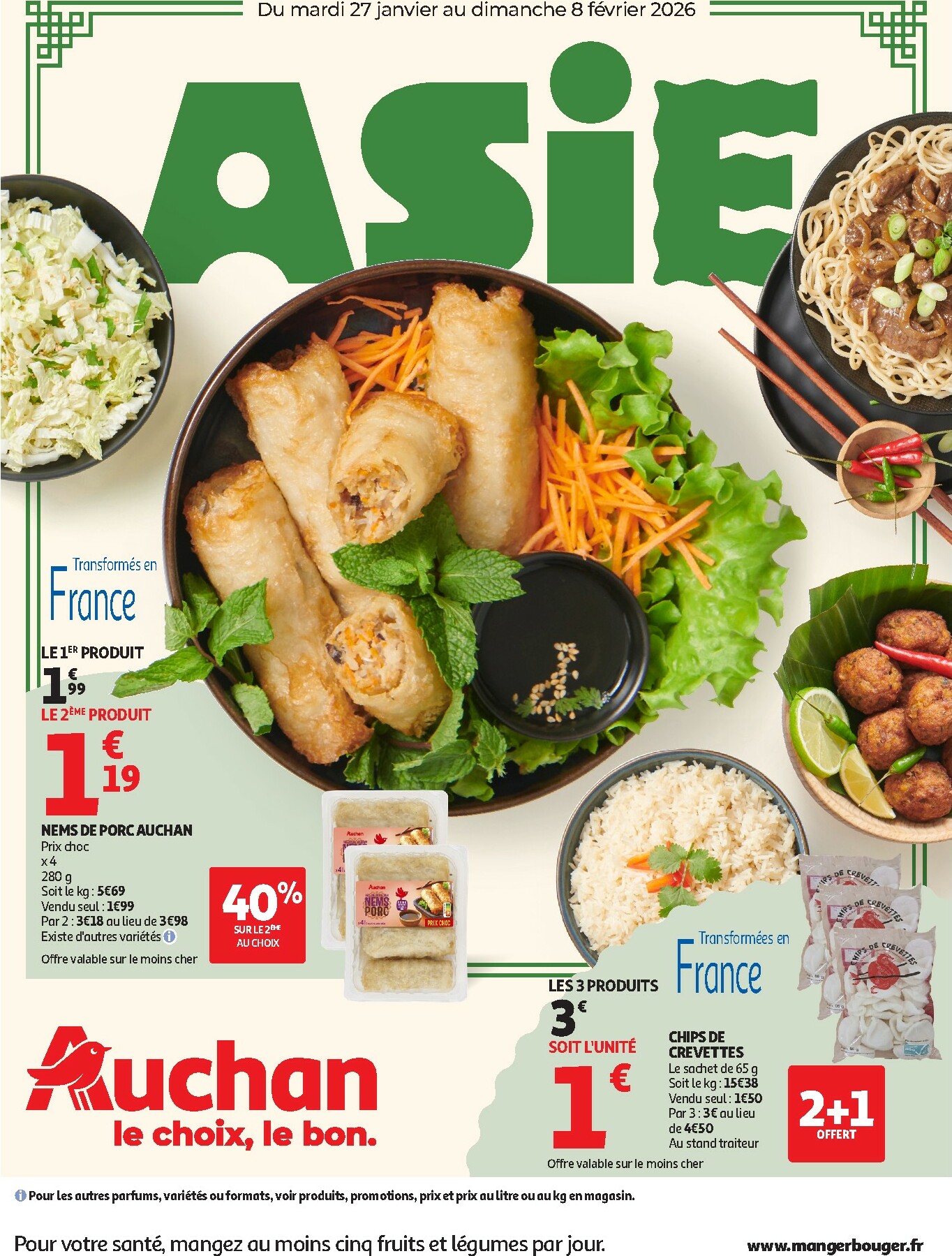 auchan - Catalogue Auchan - Nouvel an chinois valable du 27/01 au 08/02