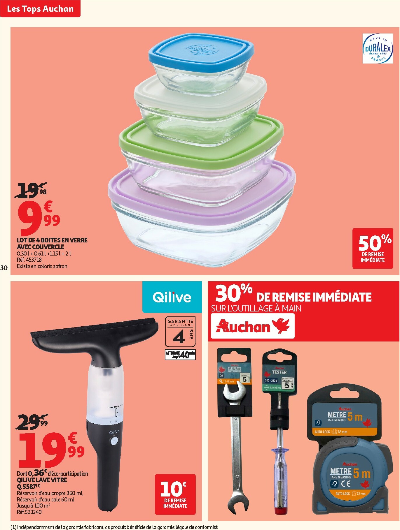 auchan - Catalogue Auchan Supermarché - Tops produits super valable du 27/01 au 07/02 - page: 30