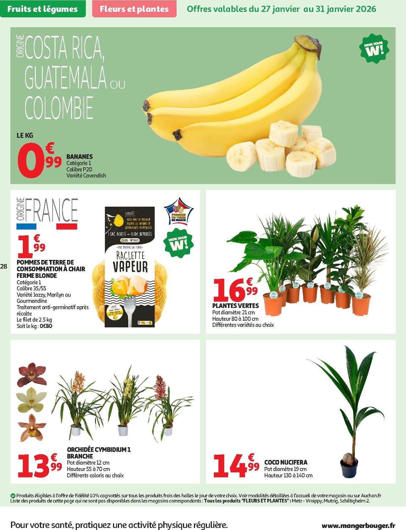 auchan - Catalogue Auchan Supermarché - Tops produits super valable du 27/01 au 07/02 - page: 28