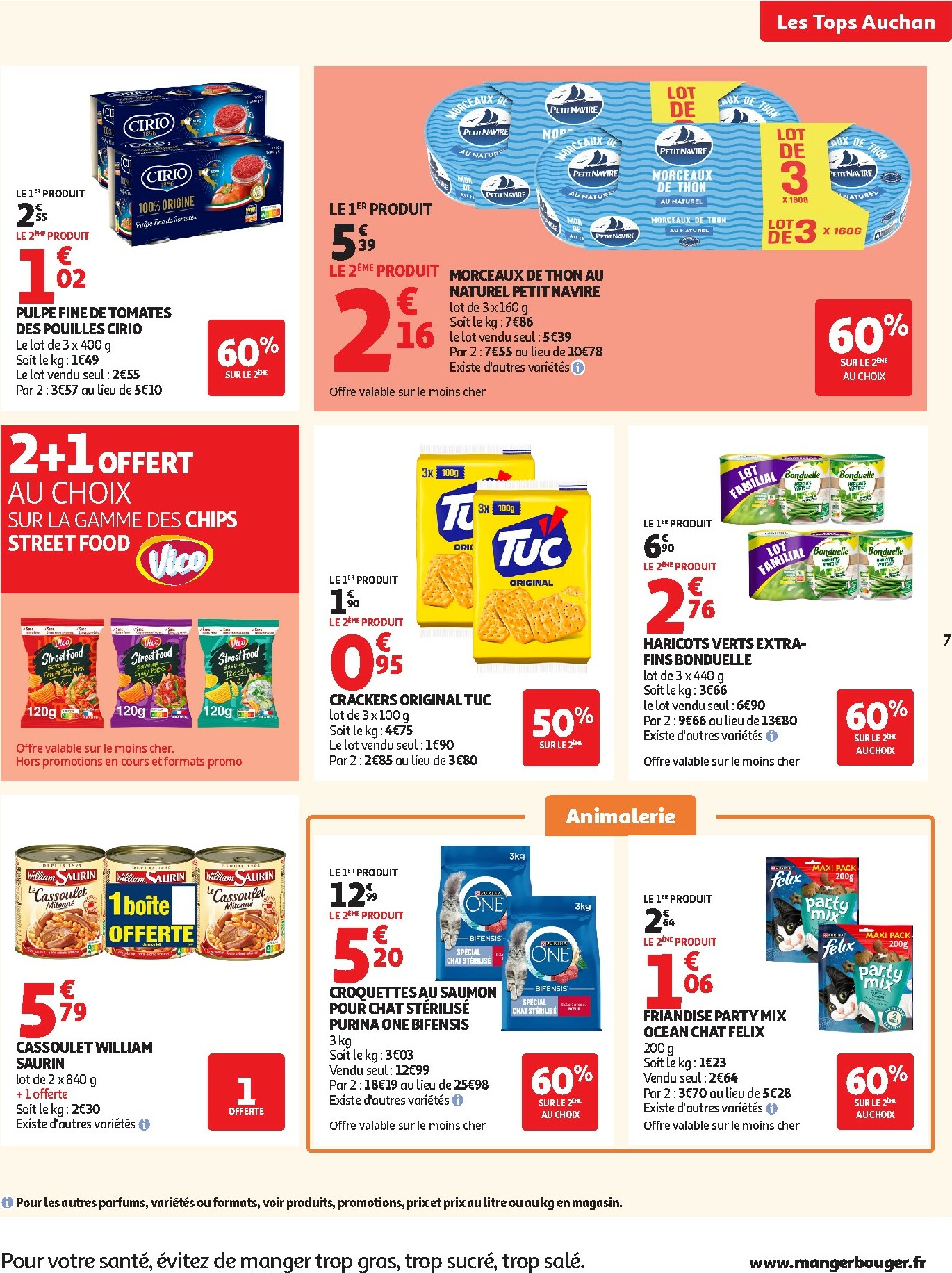 auchan - Catalogue Auchan Supermarché - Tops produits super valable du 27/01 au 07/02 - page: 7