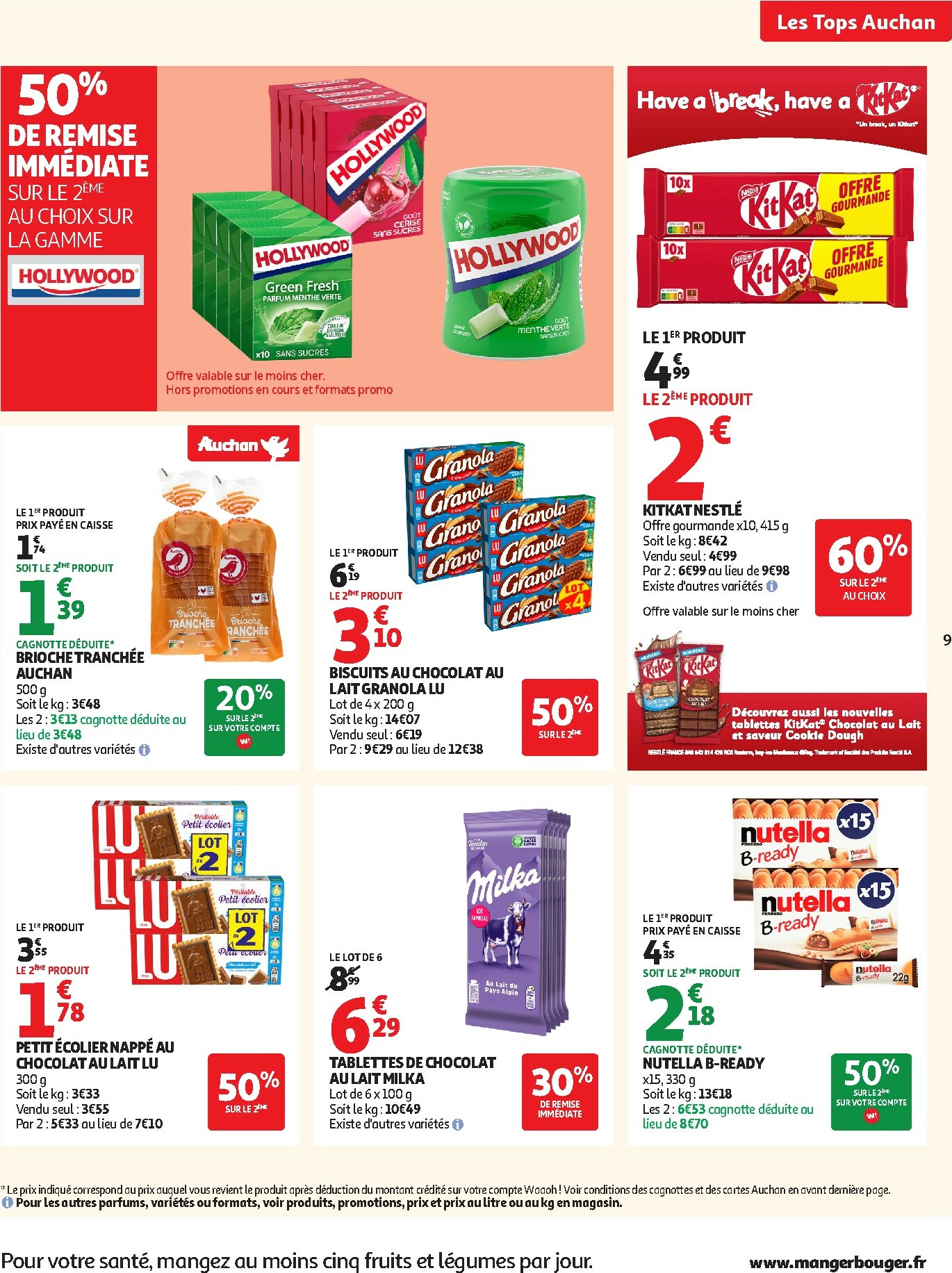 auchan - Catalogue Auchan Supermarché - Tops produits super valable du 27/01 au 07/02 - page: 9