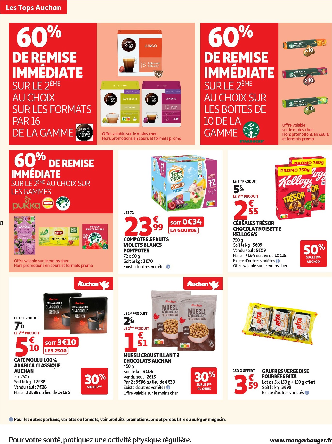 auchan - Catalogue Auchan Supermarché - Tops produits super valable du 27/01 au 07/02 - page: 8