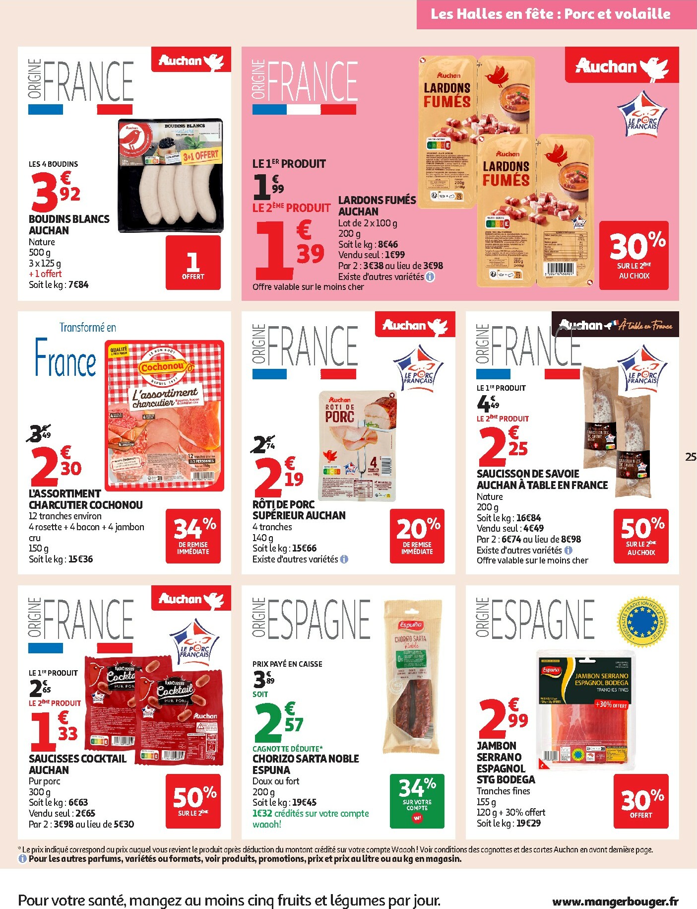 auchan - Catalogue Auchan Supermarché - Tops produits super valable du 27/01 au 07/02 - page: 25