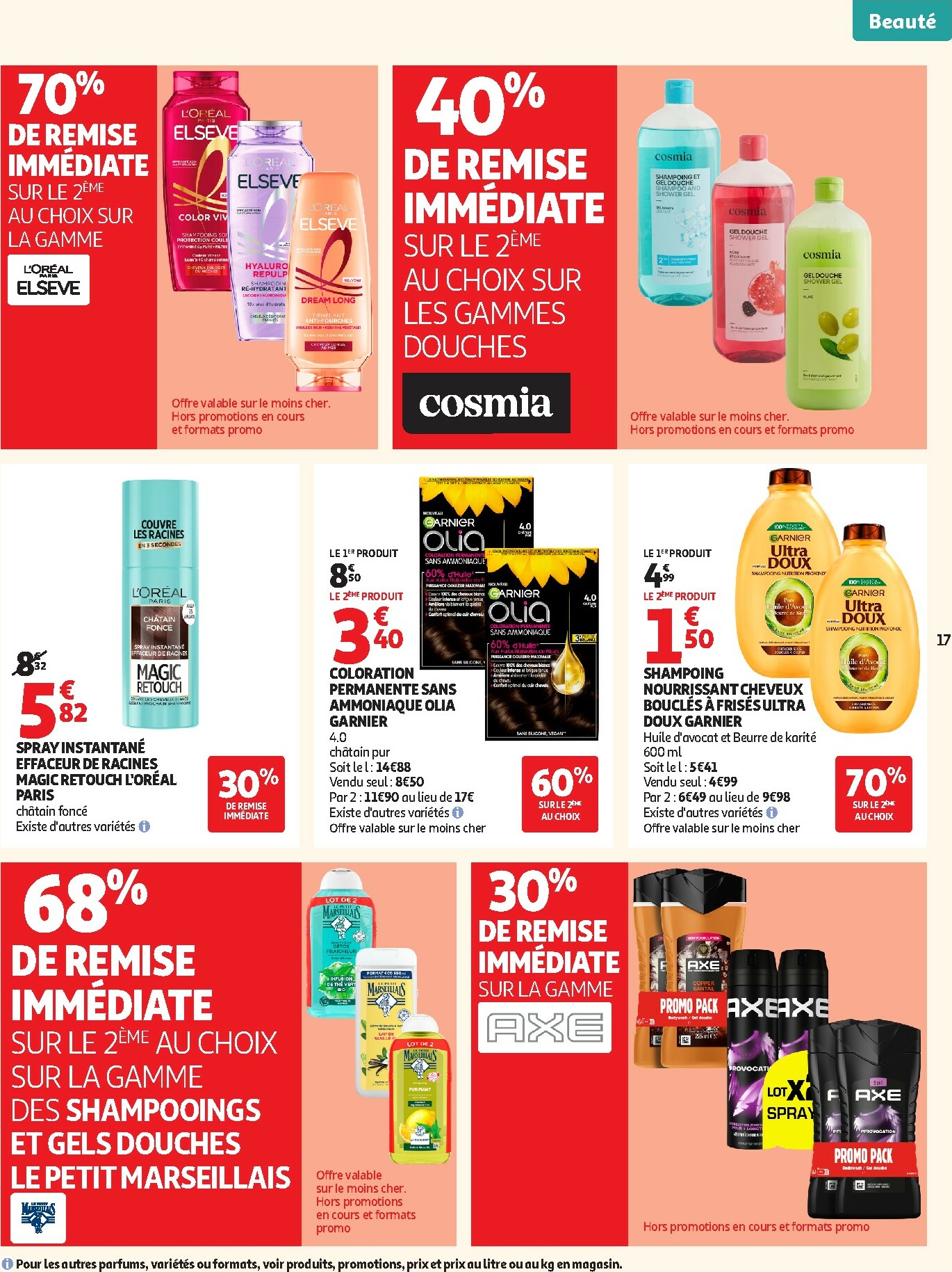 auchan - Catalogue Auchan Supermarché - Tops produits super valable du 27/01 au 07/02 - page: 17