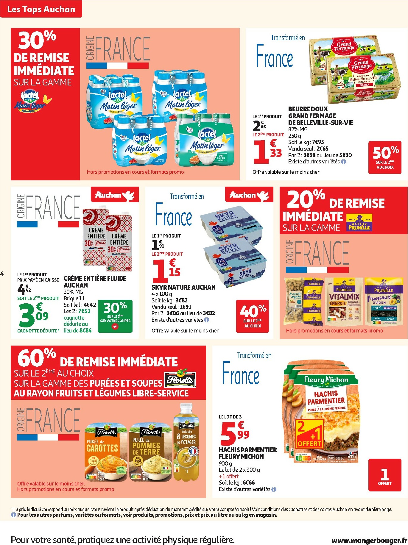 auchan - Catalogue Auchan Supermarché - Tops produits super valable du 27/01 au 07/02 - page: 4