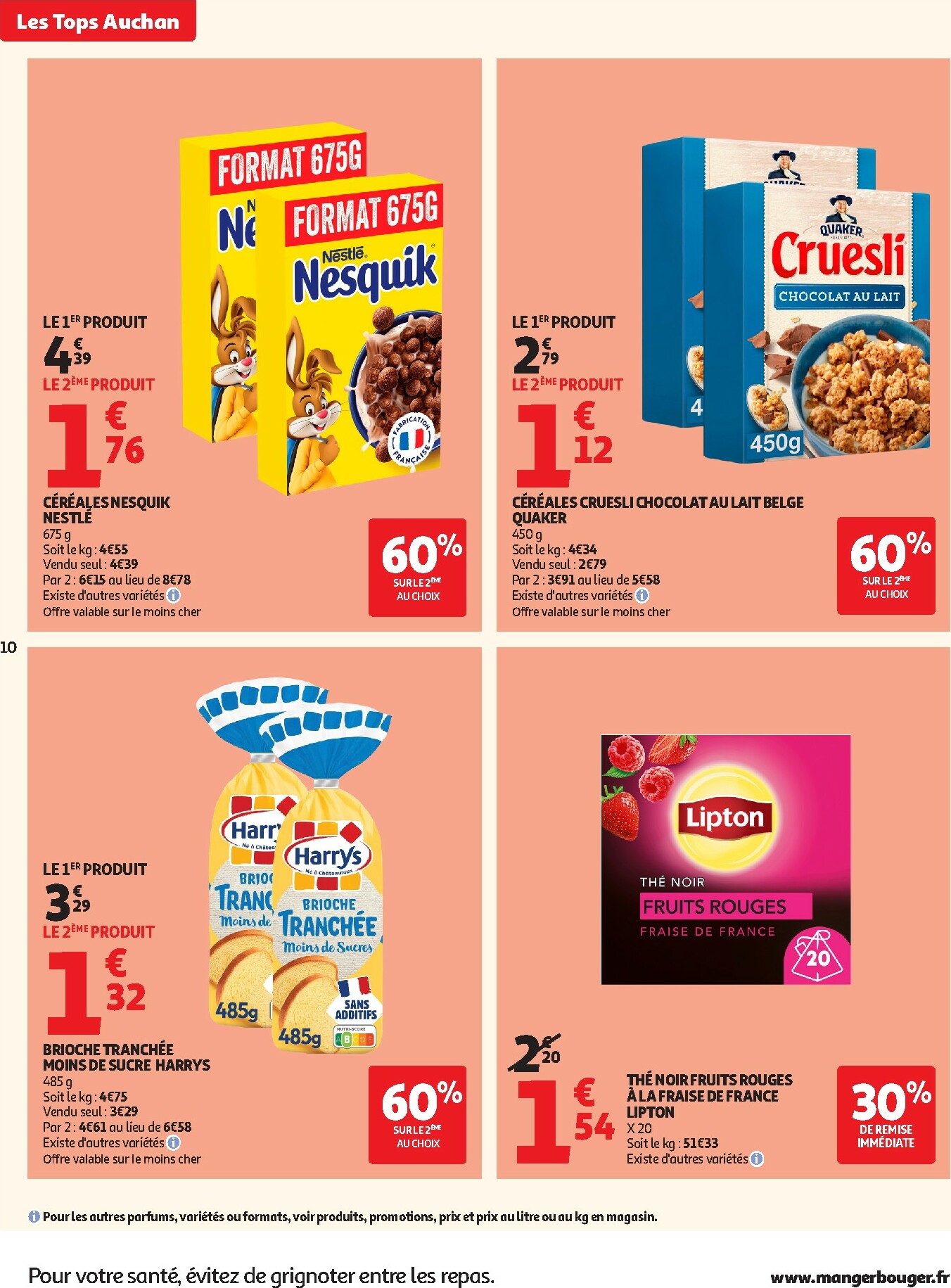 auchan - Catalogue Auchan Supermarché - Tops produits super valable du 10/02/2026 au 21/02/2026 - page: 10