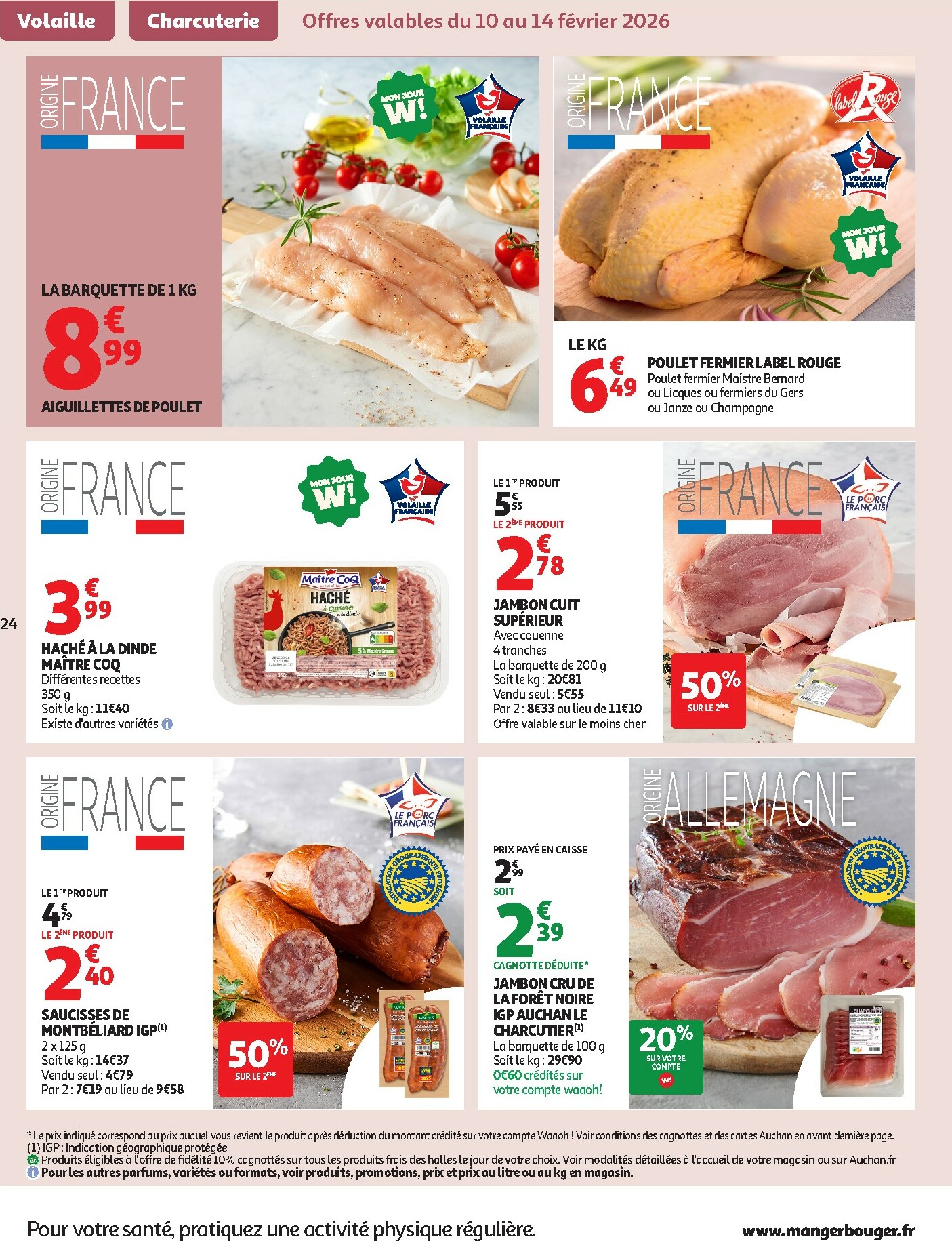 auchan - Catalogue Auchan Supermarché - Tops produits super valable du 10/02/2026 au 21/02/2026 - page: 24