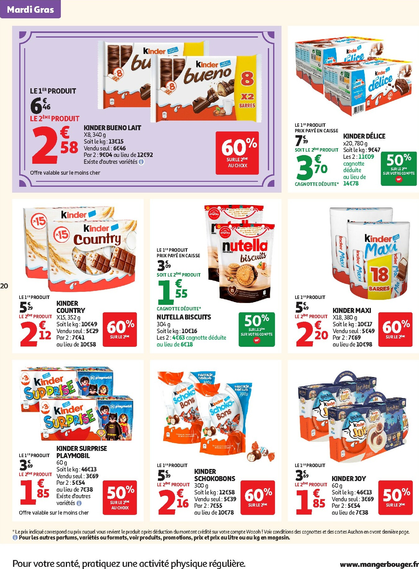 auchan - Catalogue Auchan Supermarché - Tops produits super valable du 10/02/2026 au 21/02/2026 - page: 20