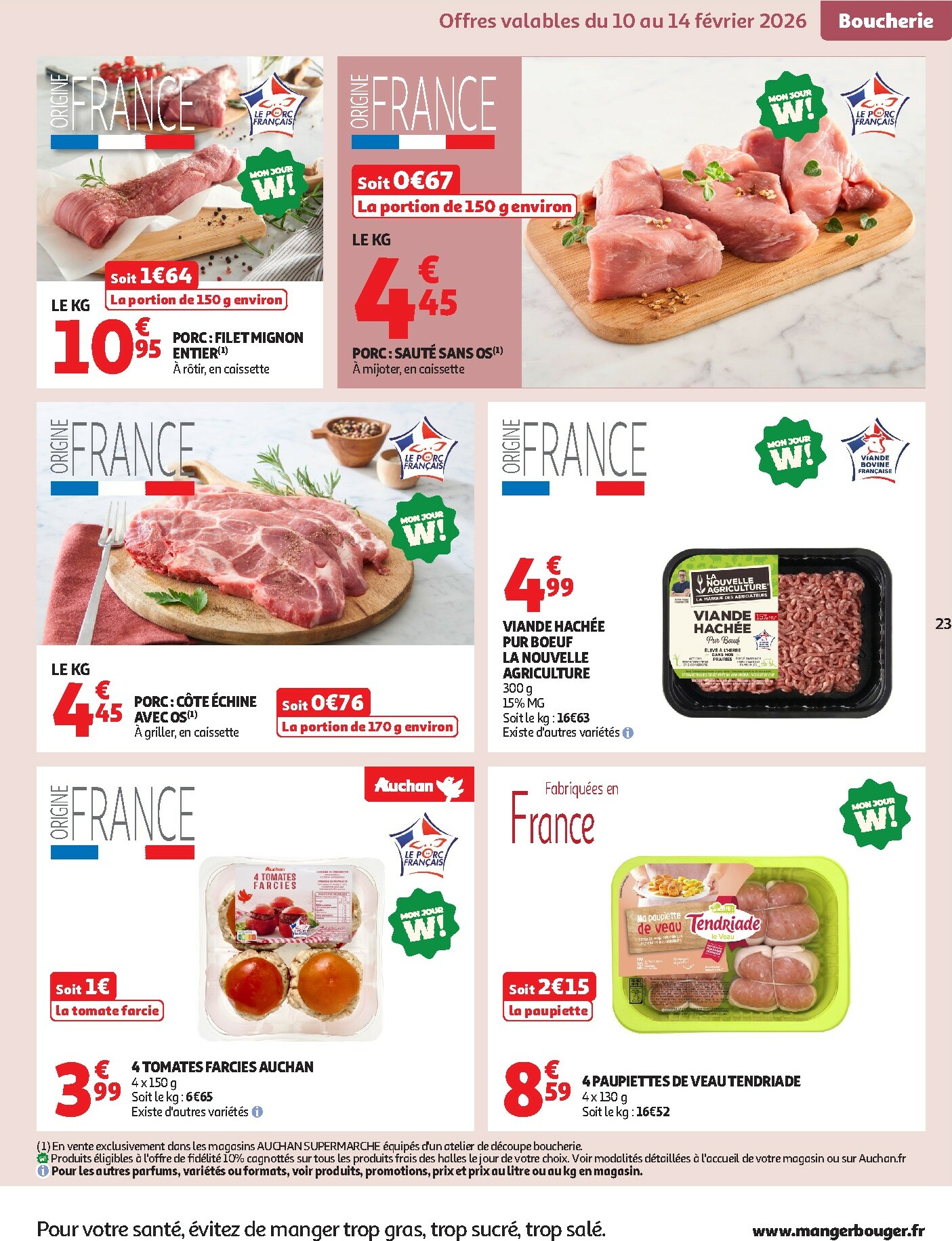 auchan - Catalogue Auchan Supermarché - Tops produits super valable du 10/02/2026 au 21/02/2026 - page: 23