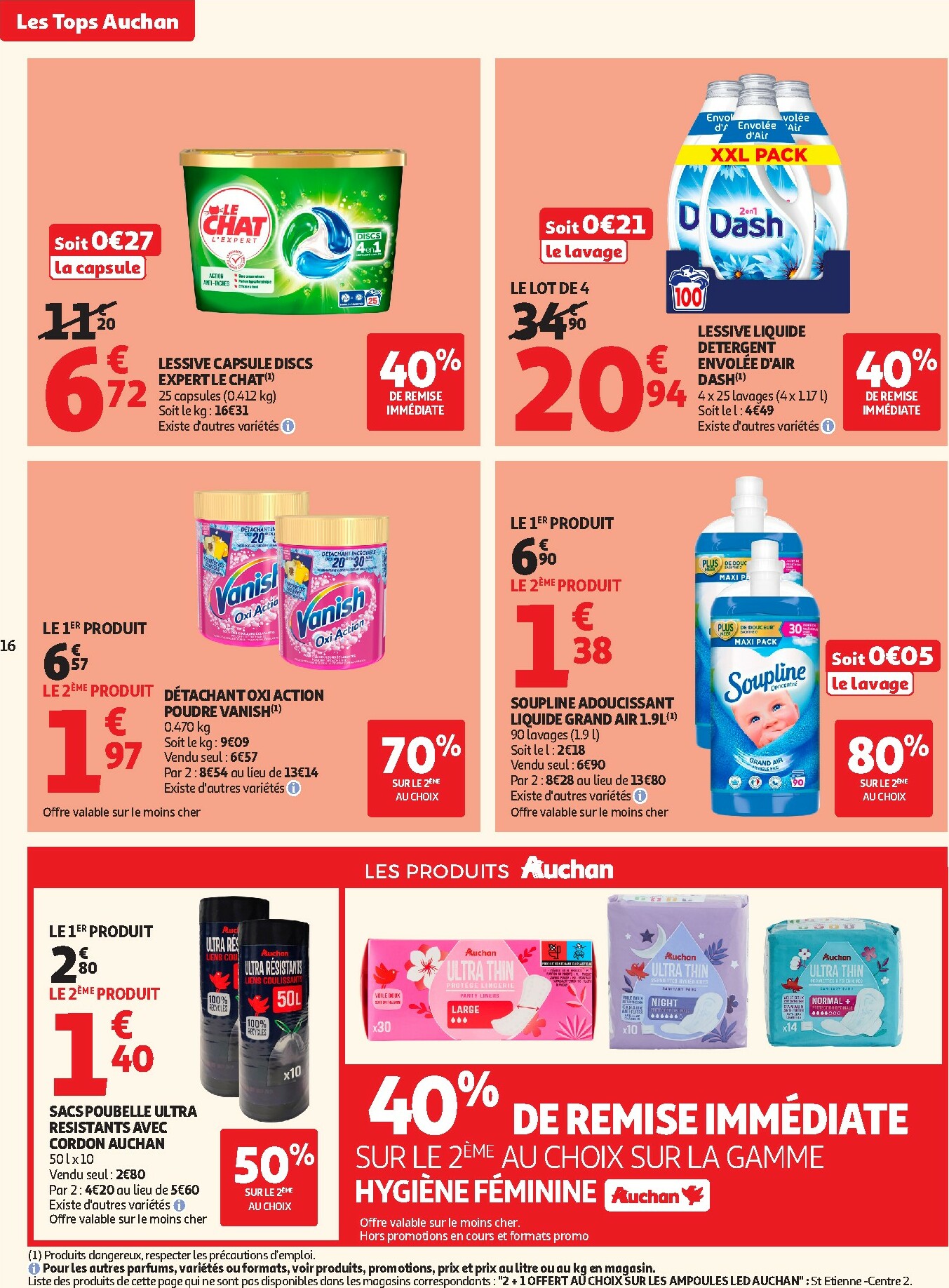 auchan - Catalogue Auchan - Tops produits, top prix valable du 10/02/2026 au 22/02/2026 - page: 16