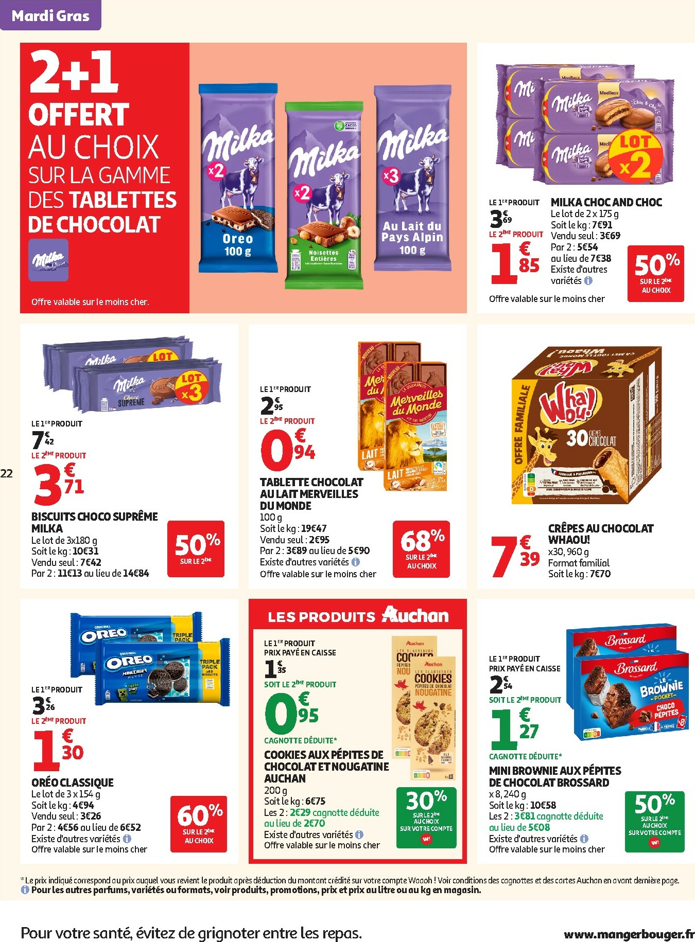 auchan - Catalogue Auchan - Tops produits, top prix valable du 10/02/2026 au 22/02/2026 - page: 22